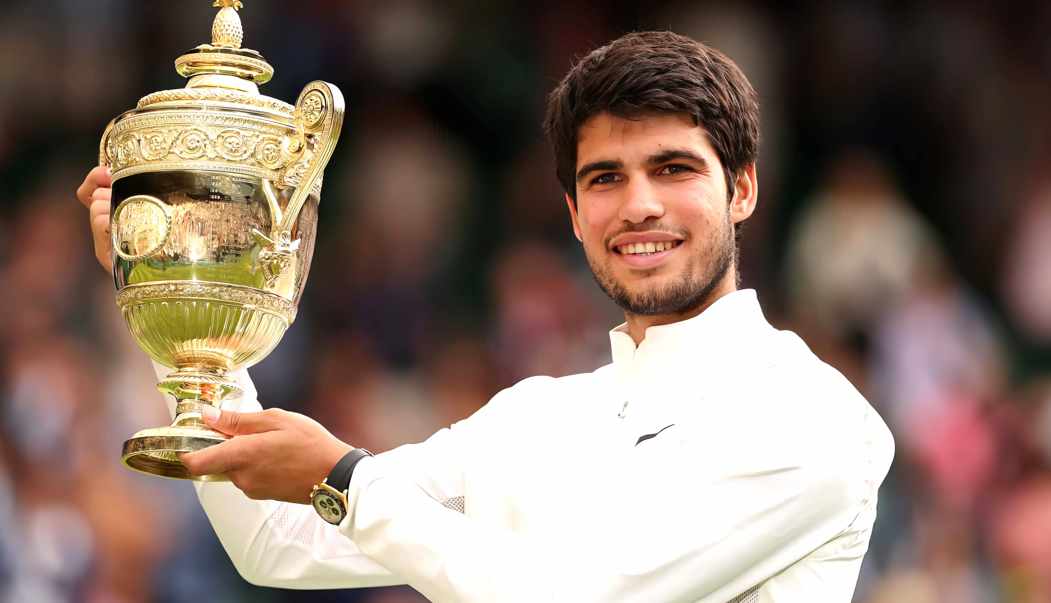 2023 Wimbledon Champion Alcaraz 4K Wallpaper wallpapers HD quality