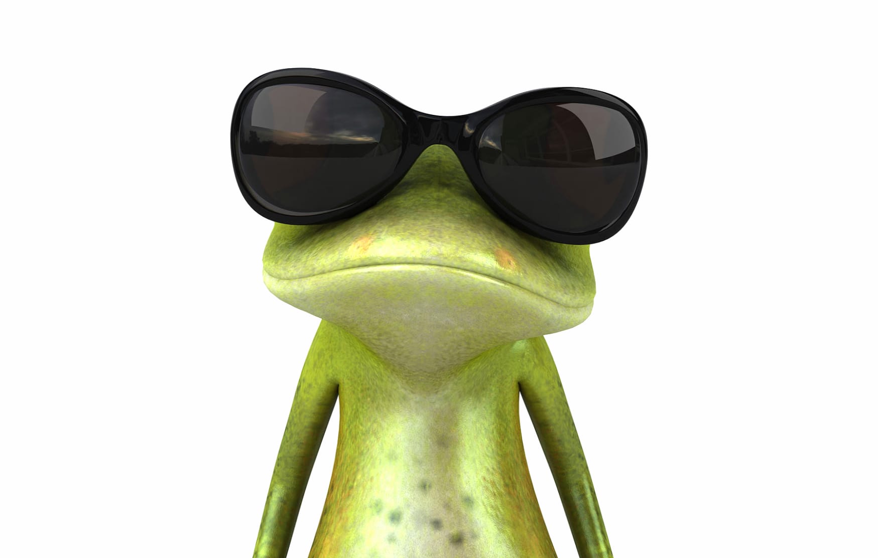 3D Frog Artistic 3D Art at 640 x 960 iPhone 4 size wallpapers HD quality