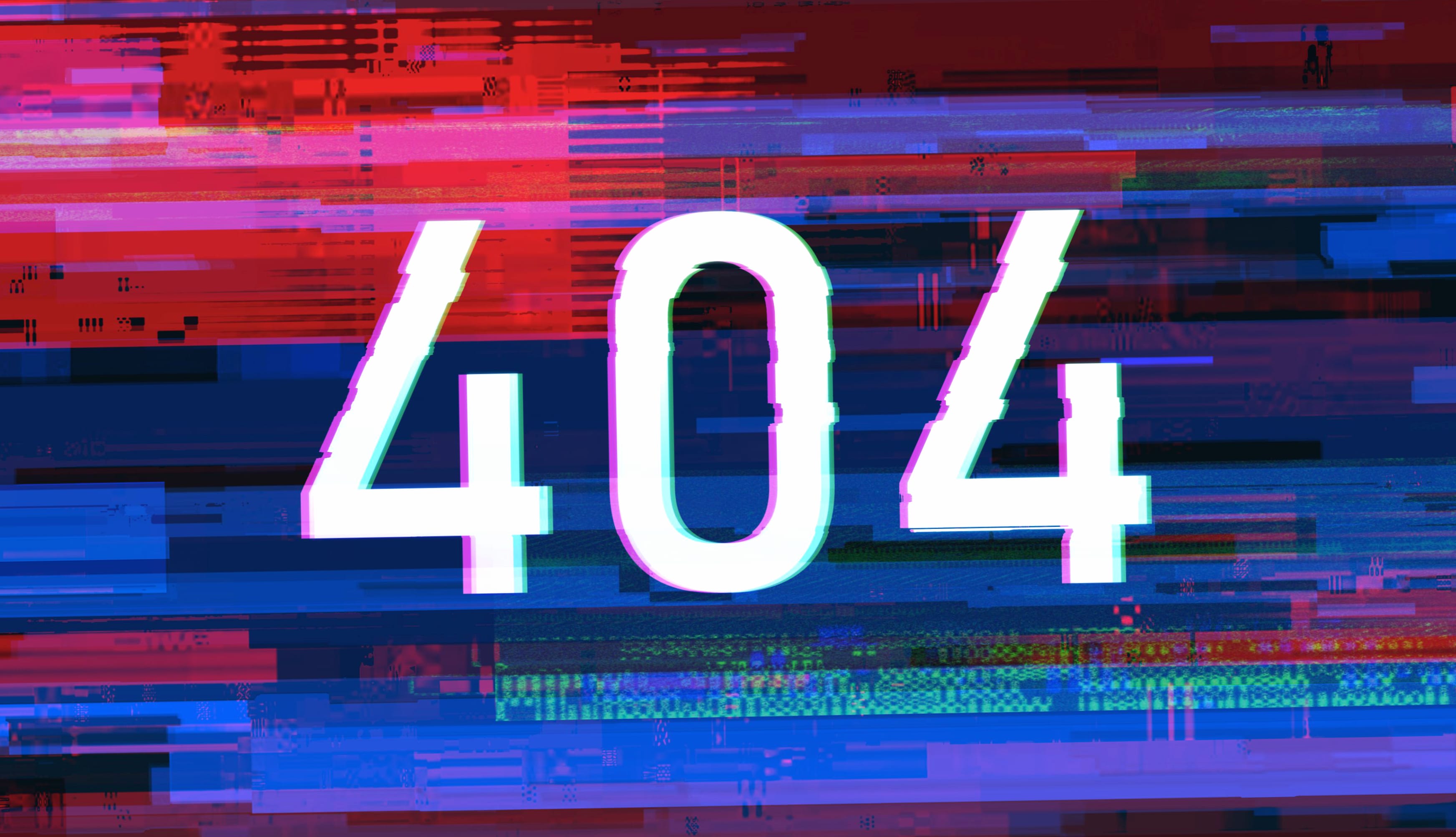 404 Error Glitch art wallpapers HD quality