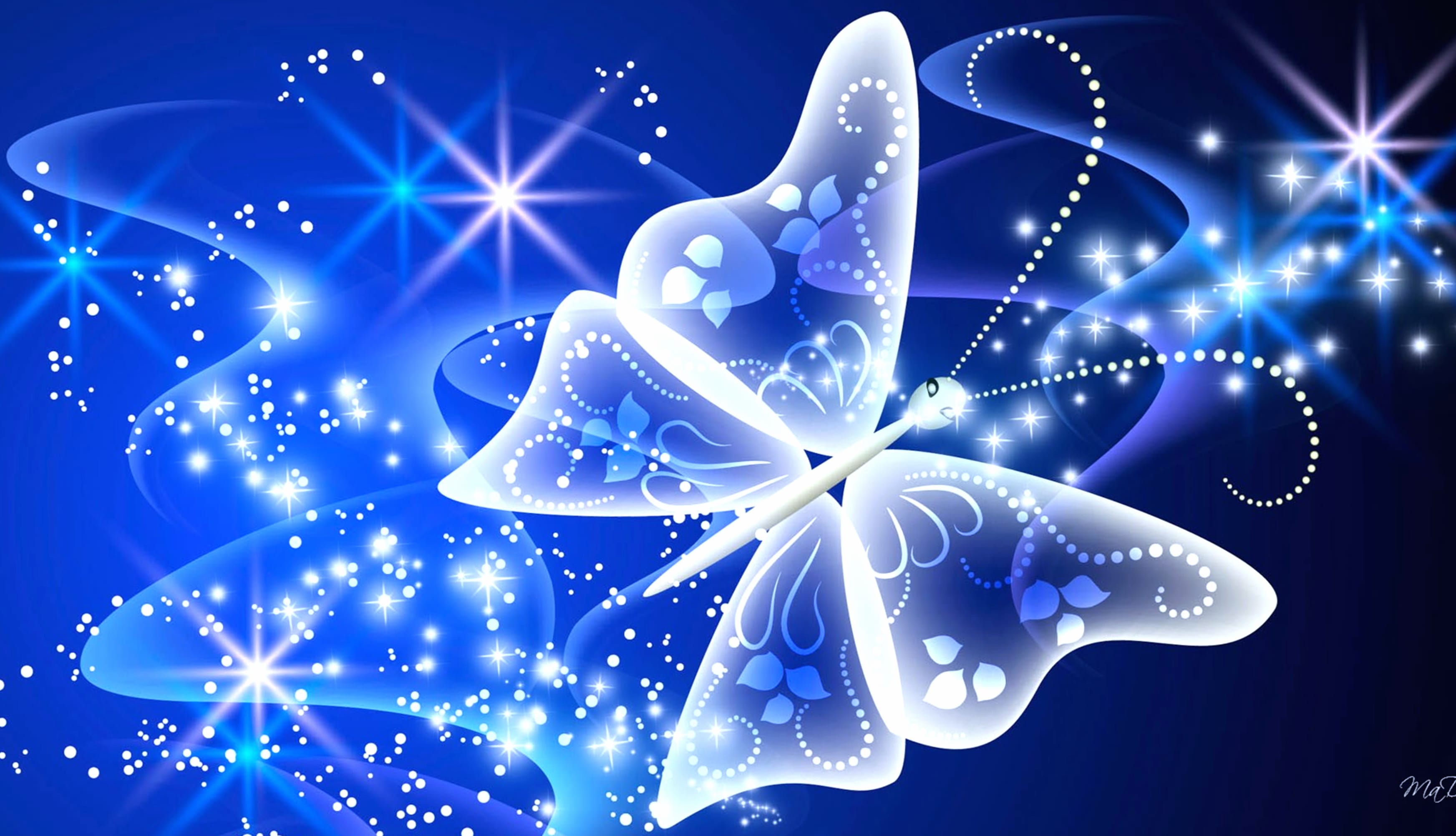 4K Ultra HD Artistic Butterfly Wallpaper at 1600 x 1200 size wallpapers HD quality