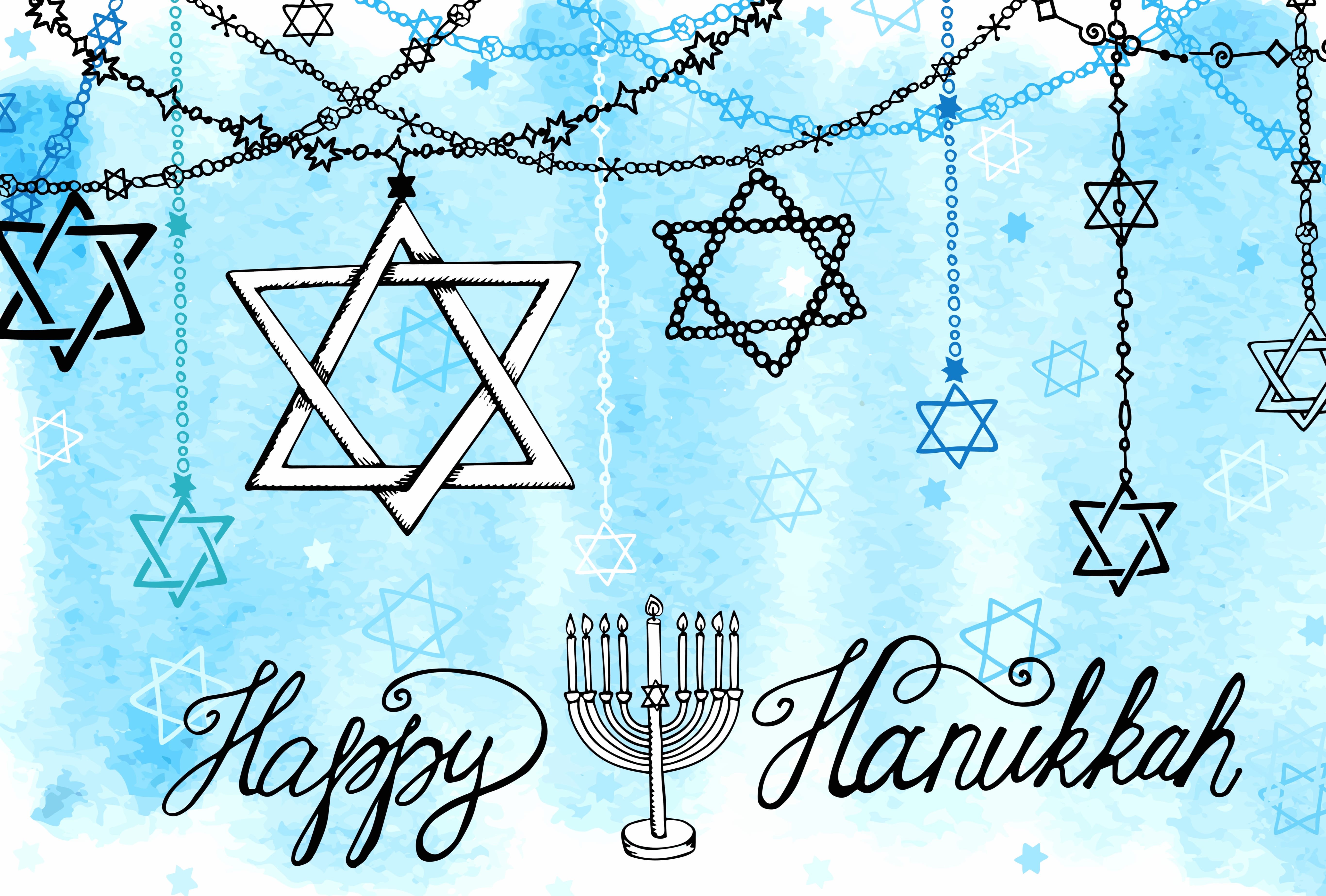 4K Ultra HD Hanukkah Candle Wallpaper wallpapers HD quality