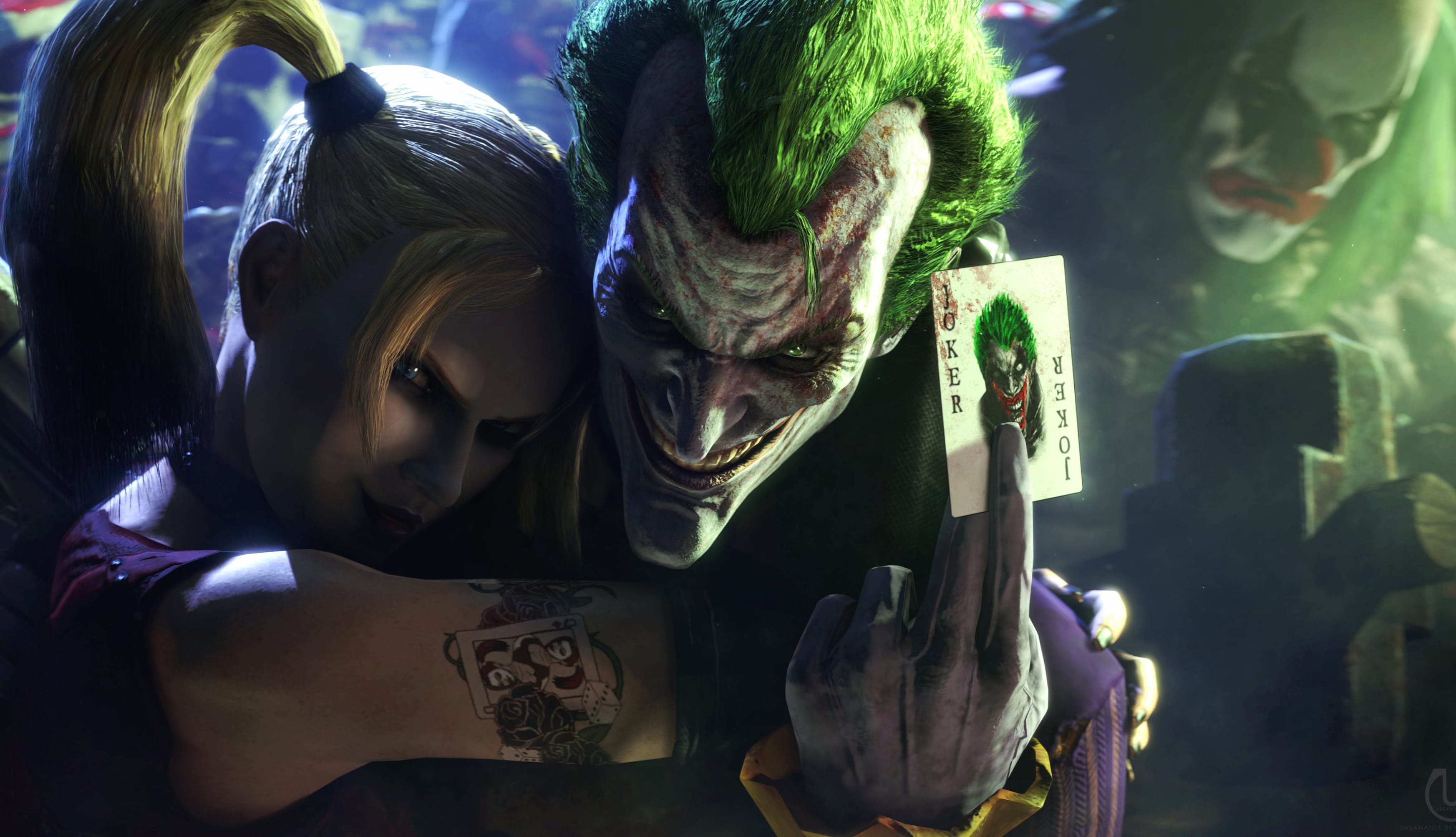 4K Ultra HD Joker Comic Wallpaper at 1280 x 960 size wallpapers HD quality