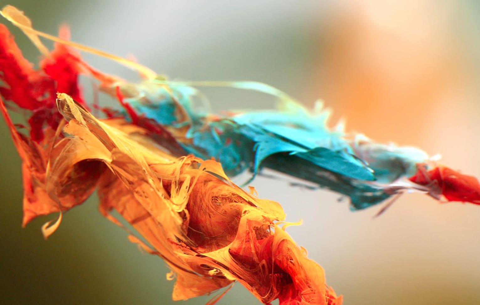 Abstract Arrow Artful in Blue, Orange & Red at 1366 x 768 HD size wallpapers HD quality