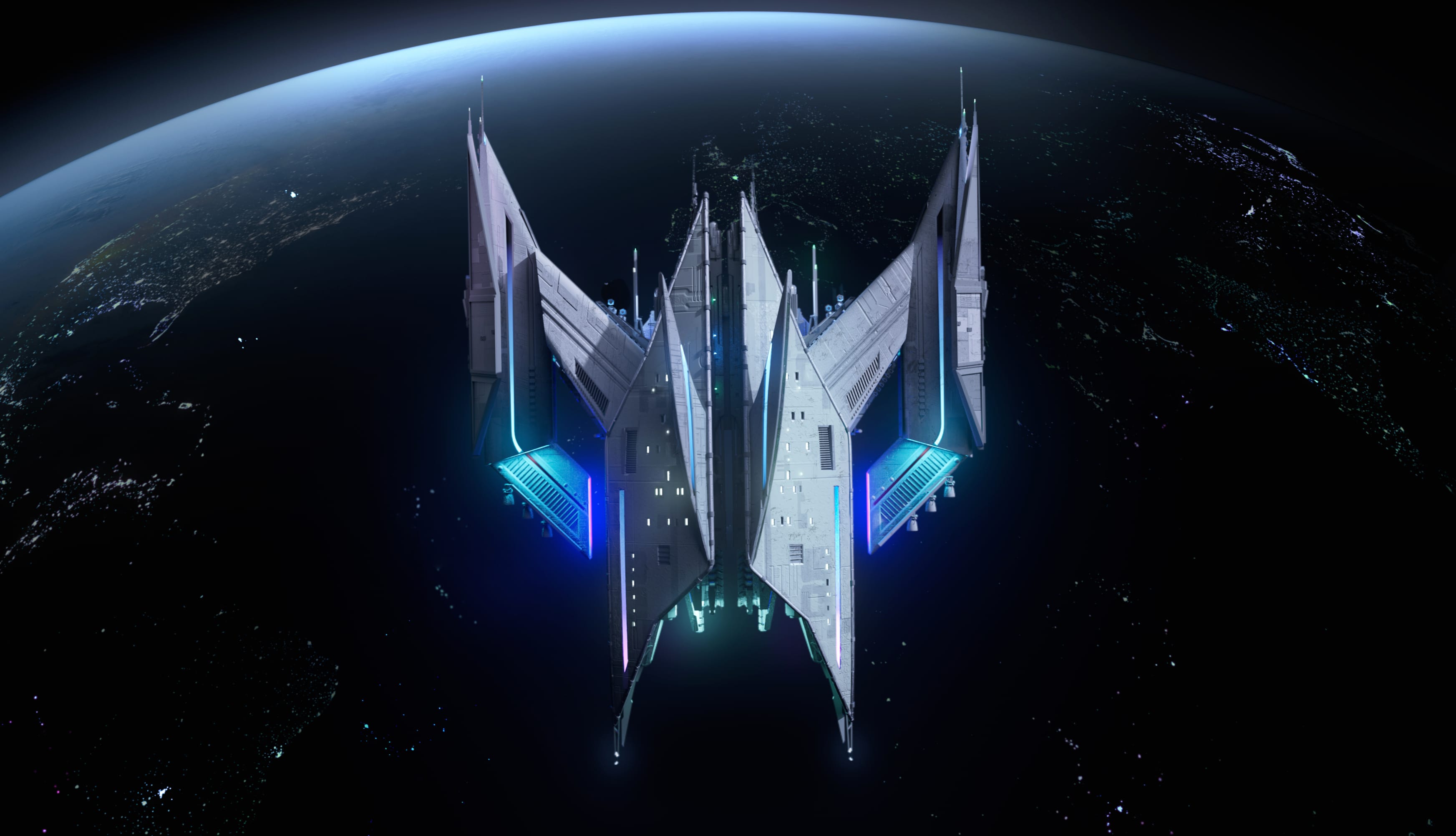 Acer Predator Spaceship at 1366 x 768 HD size wallpapers HD quality