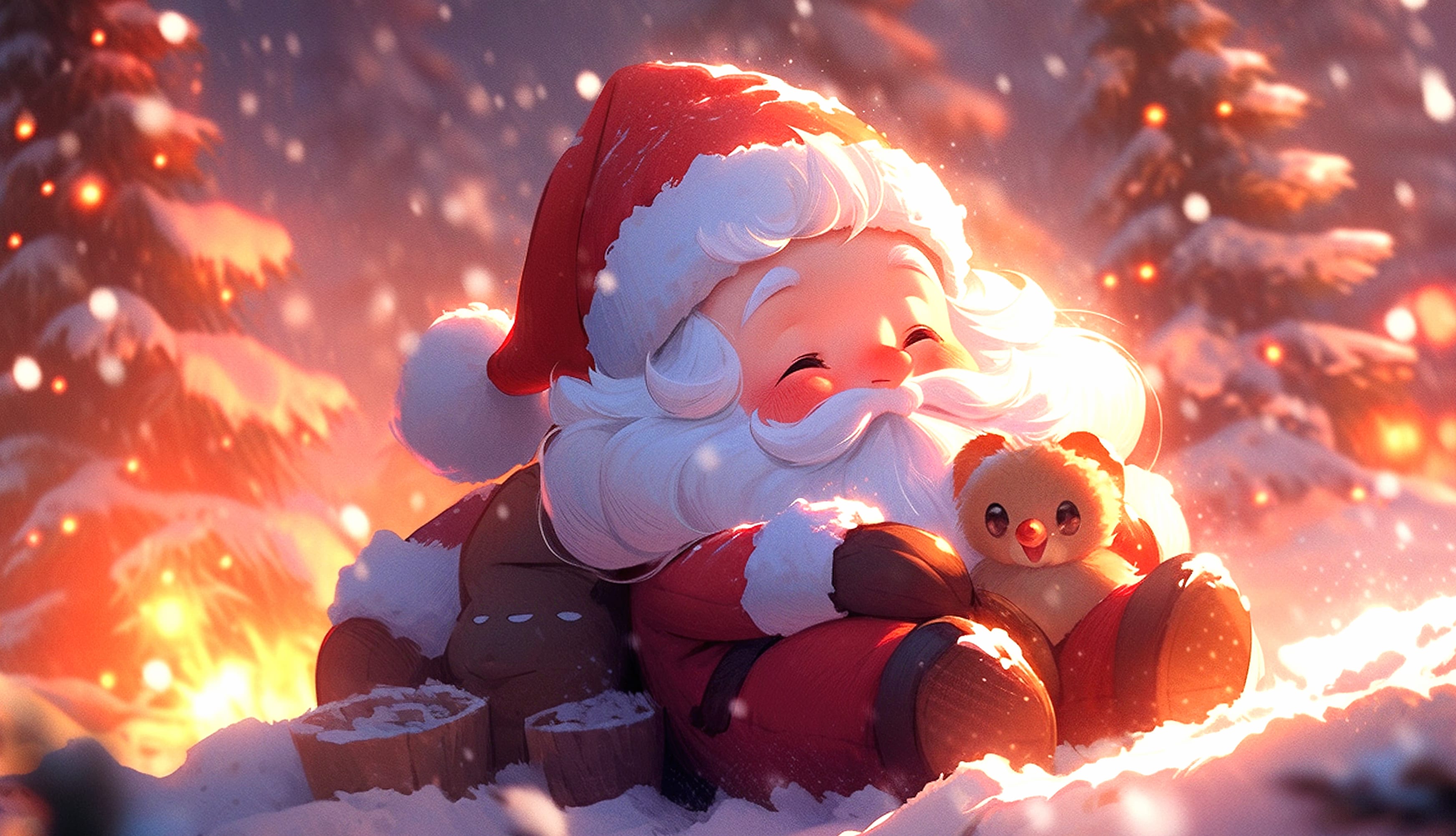 Adorable Santa Claus wallpapers HD quality