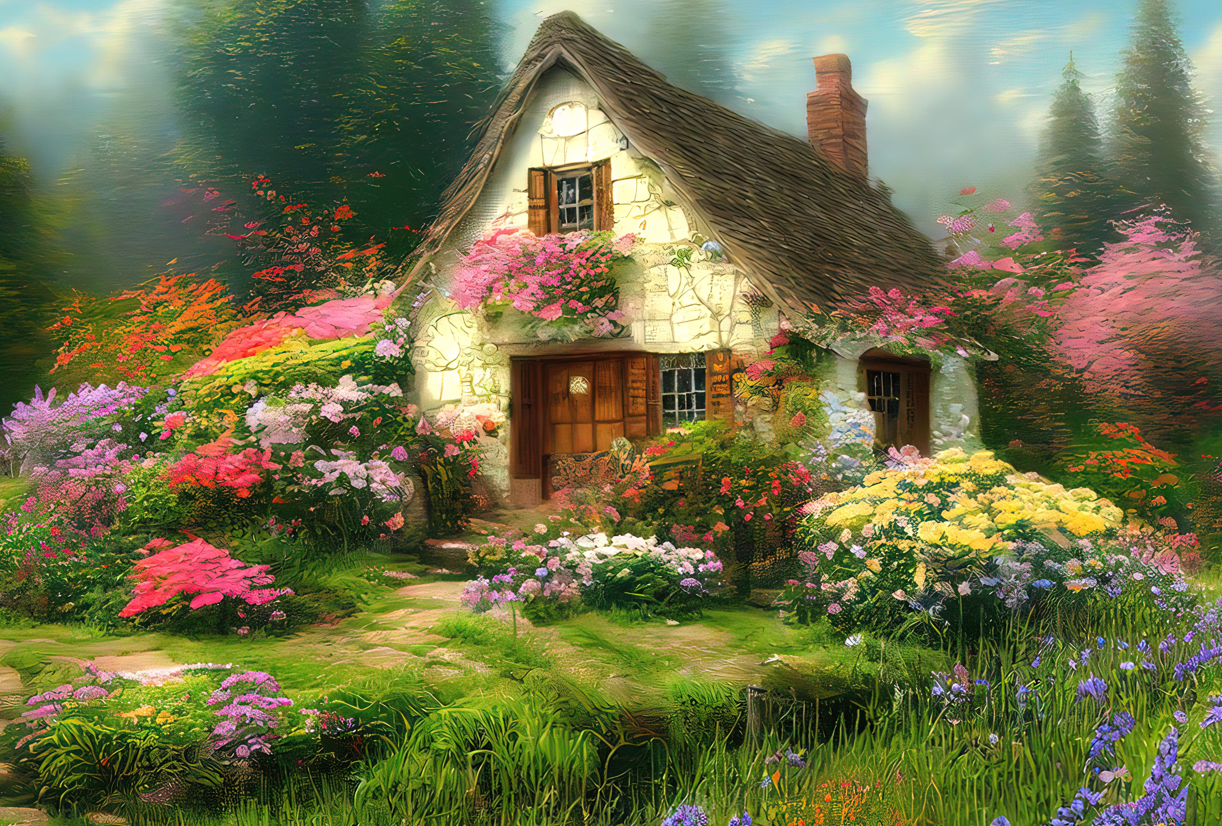 AI Art Artistic House wallpapers HD quality