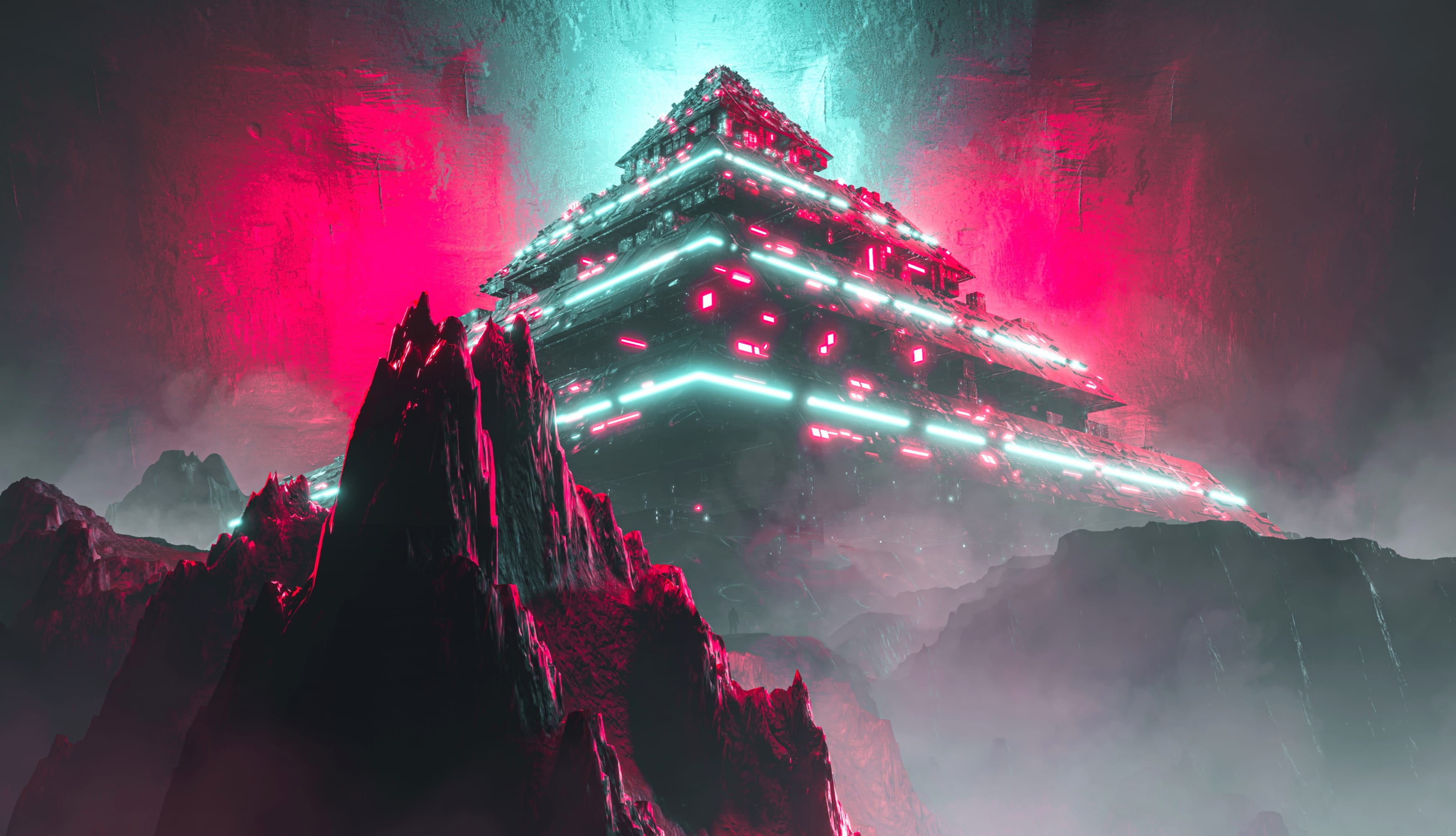 Alien Pyramid Structure at 1280 x 960 size wallpapers HD quality