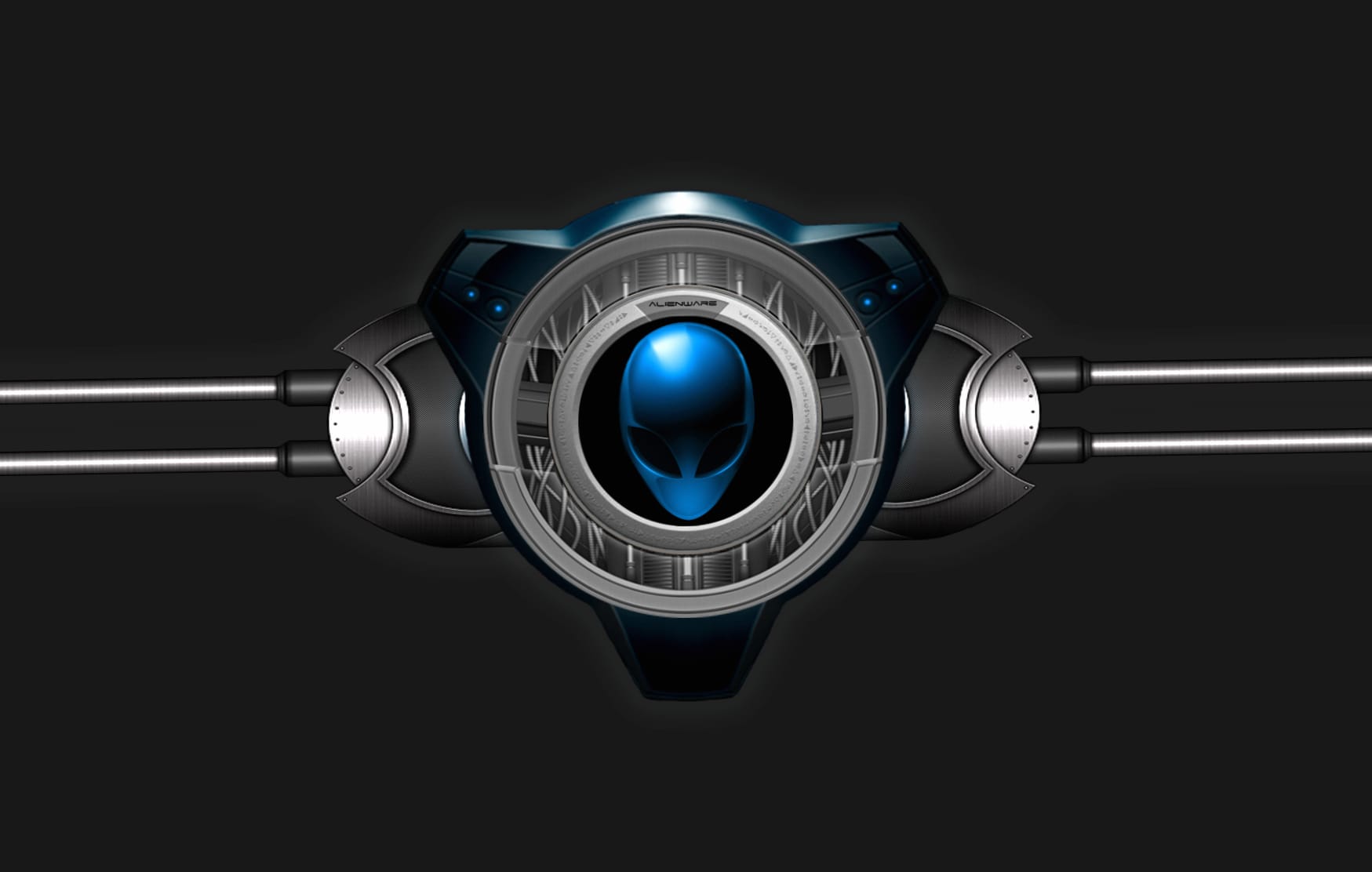 Alienware Futuristic Technology Design at 1024 x 1024 iPad size wallpapers HD quality