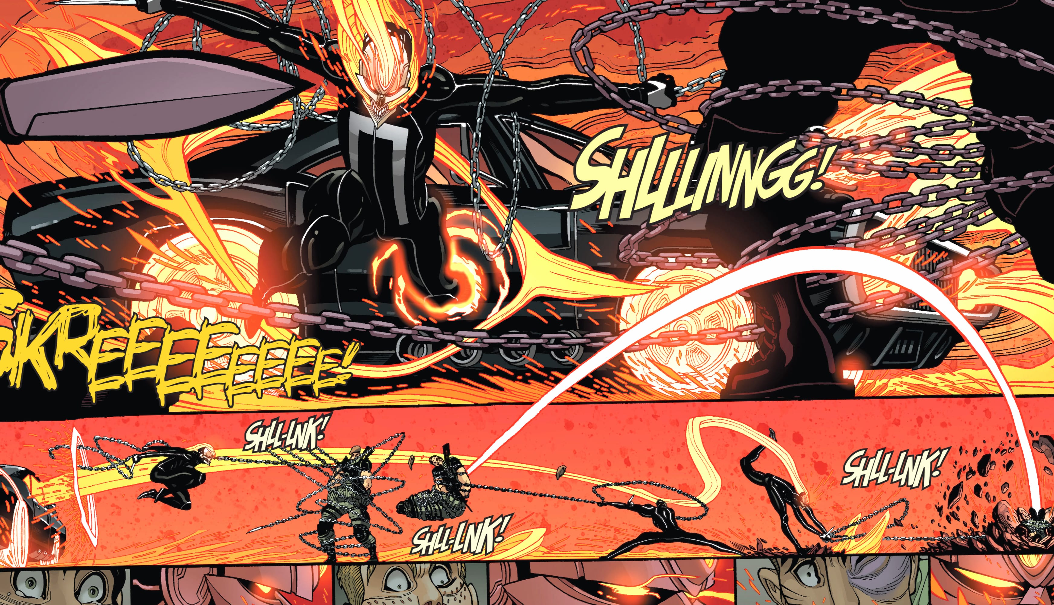 All-New Ghost Rider Robbie Reyes in at 1024 x 1024 iPad size wallpapers HD quality