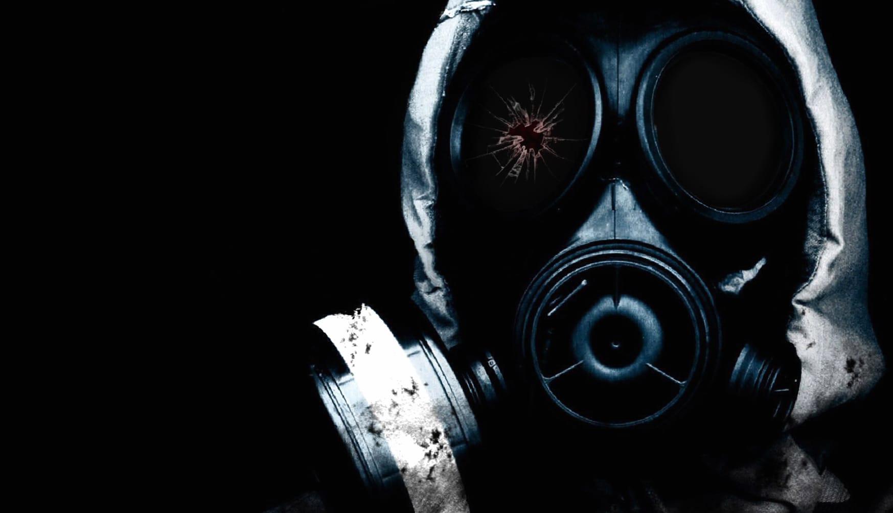 Anarchy Blood Mask Dark Gas Mask wallpapers HD quality