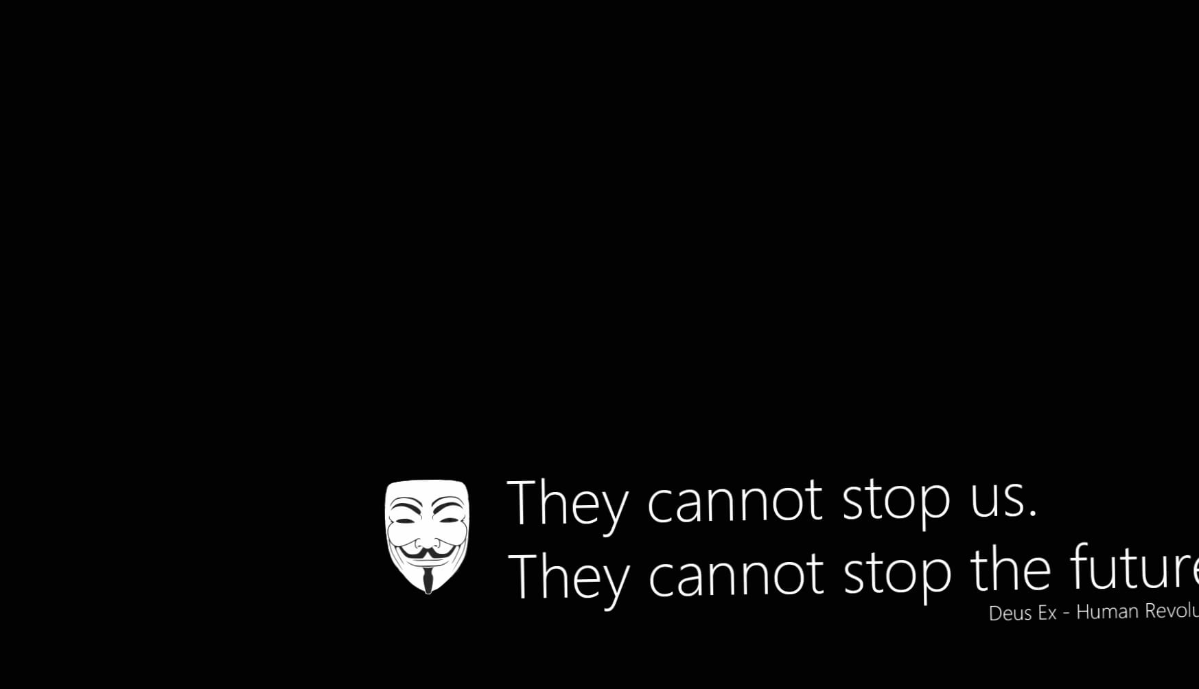 Anonymous - They cannot stop us wallpapers HD quality