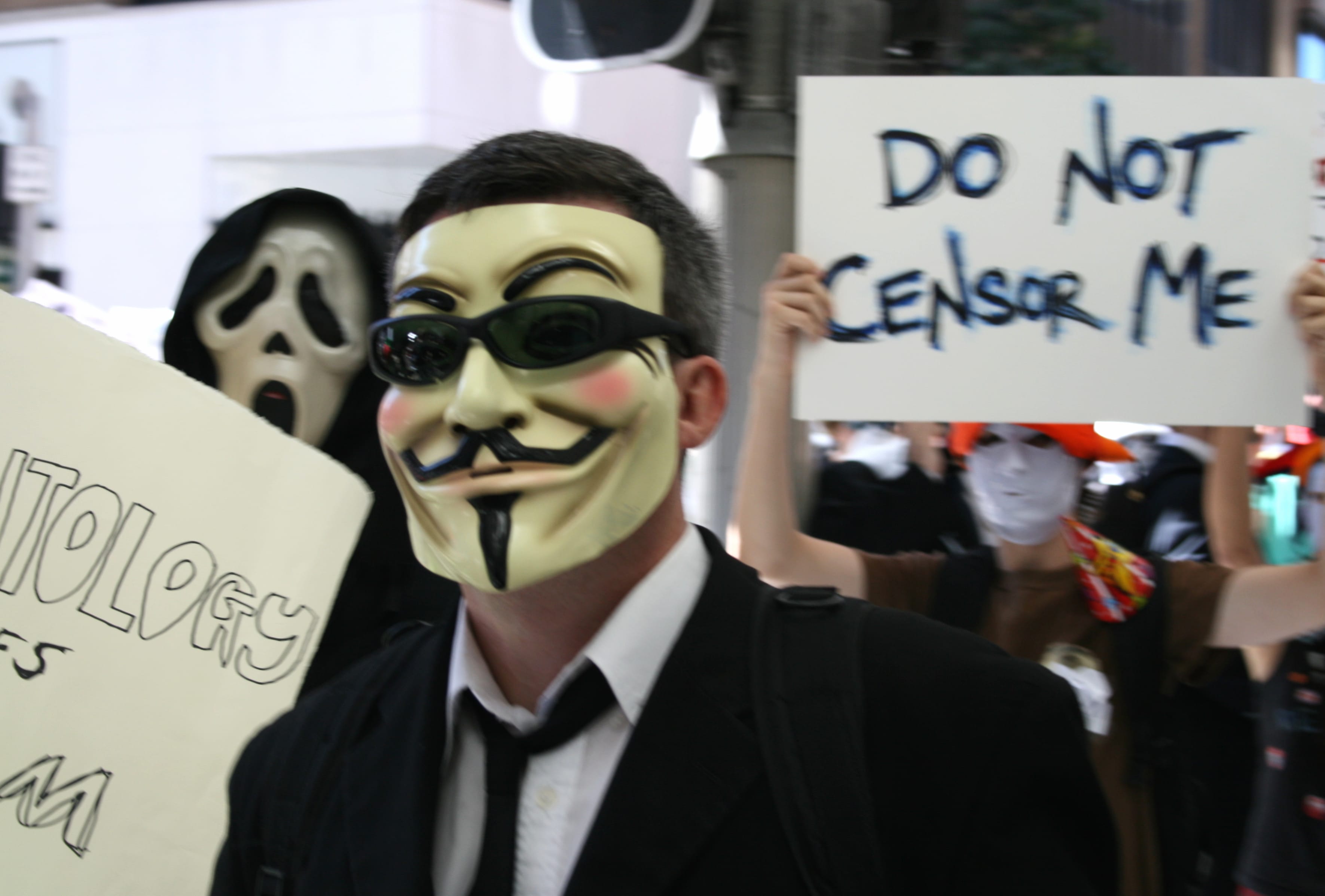 Anonymous Protest - HD Technology Wallpaper wallpapers HD quality