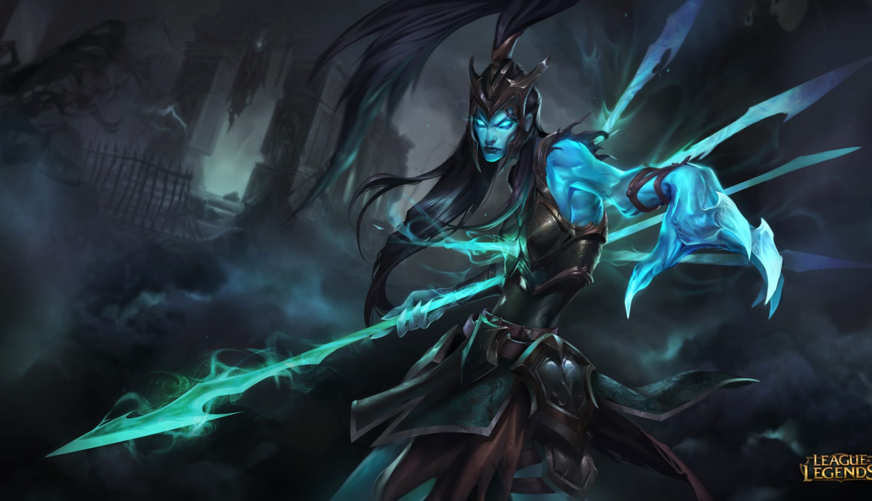 Armor Dark Ghost Spear Kalista (League Of Legends) Video Game League Of Legends wallpapers HD quality