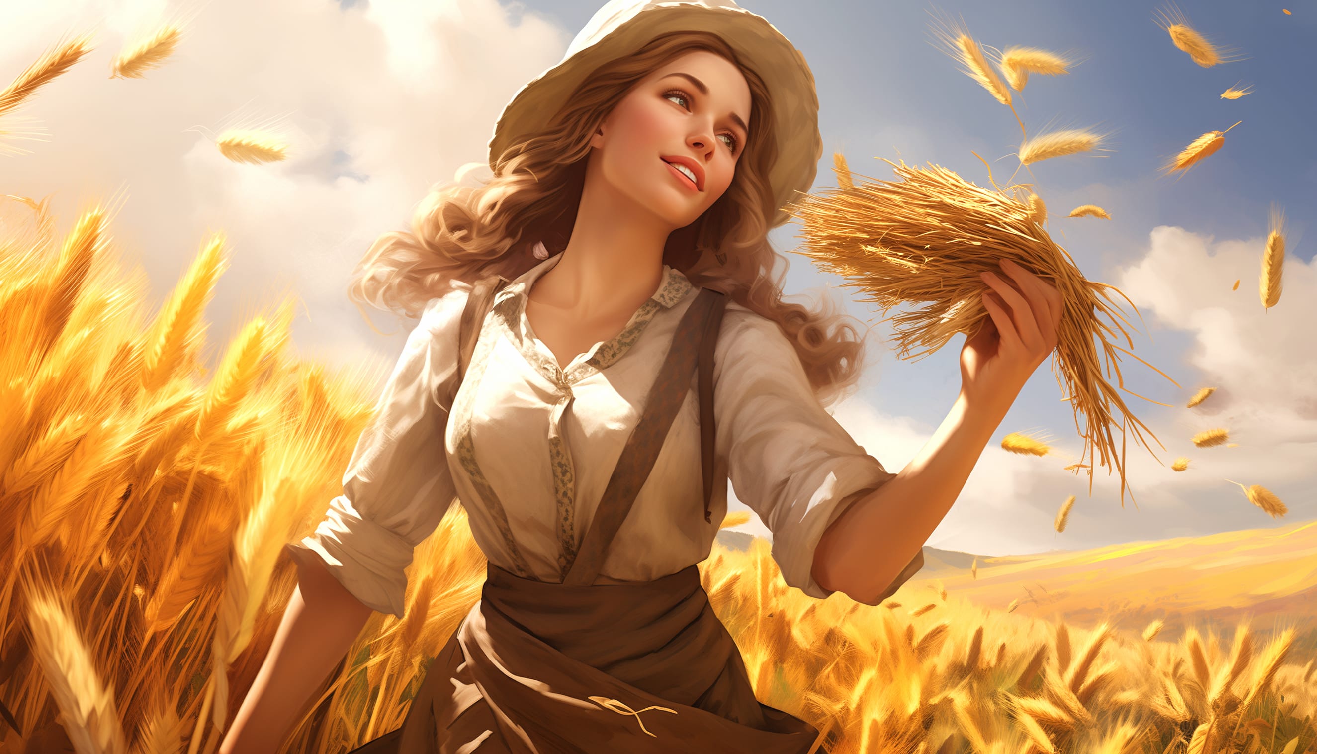 Artistic Farmer Harvest wallpapers HD quality