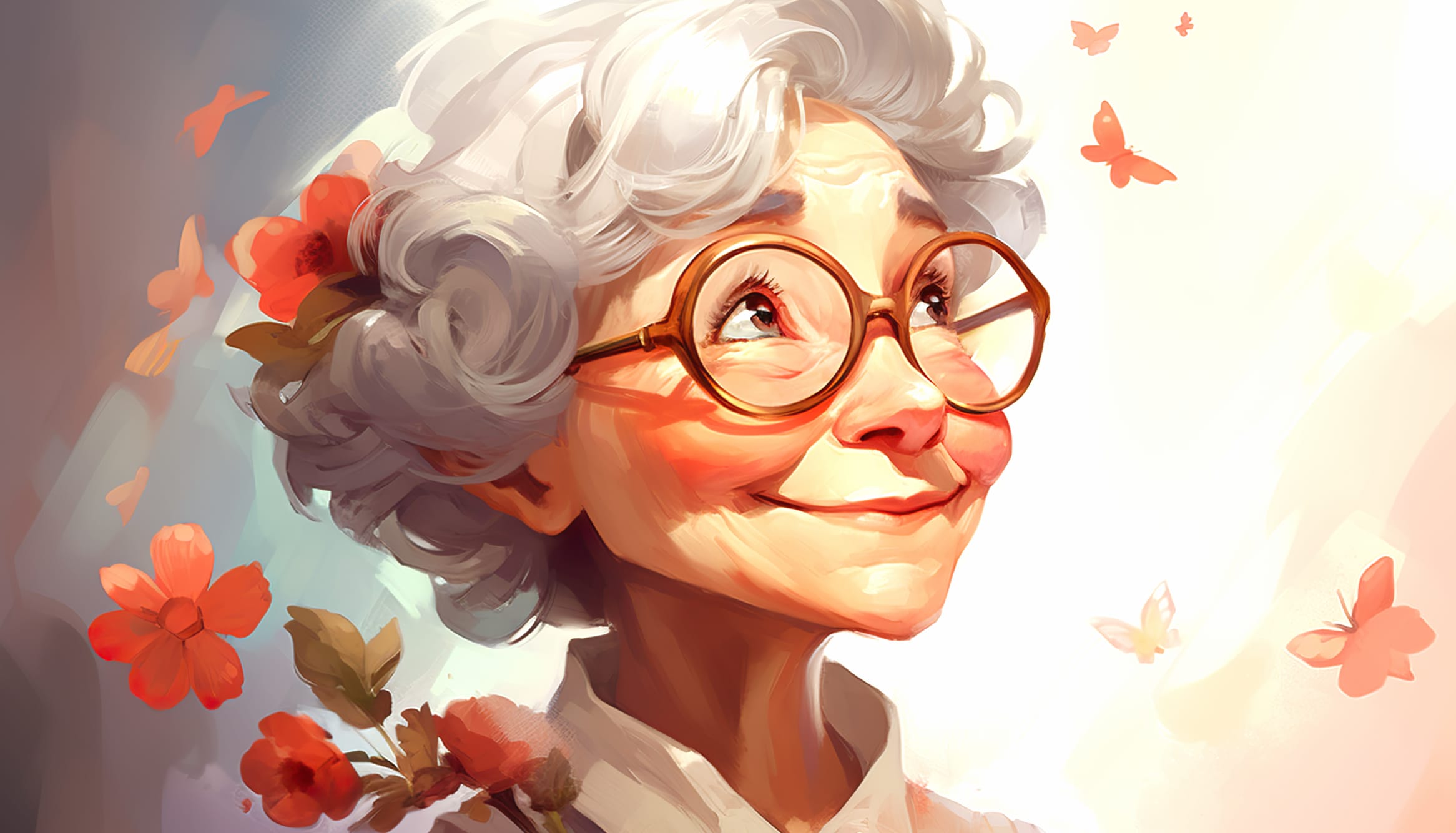 Artistic Grandma Wallpaper wallpapers HD quality