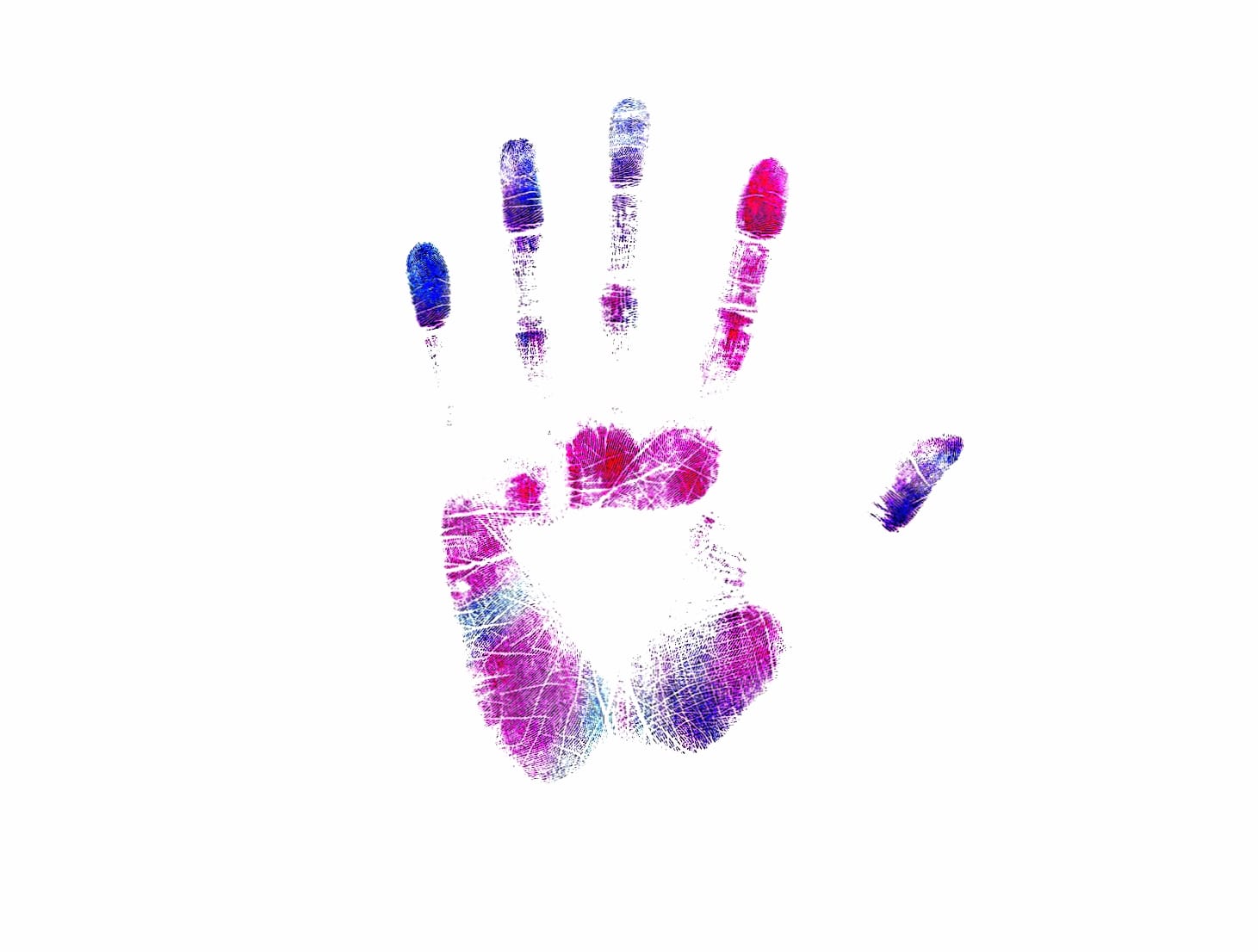 Artistic Hand Print wallpapers HD quality