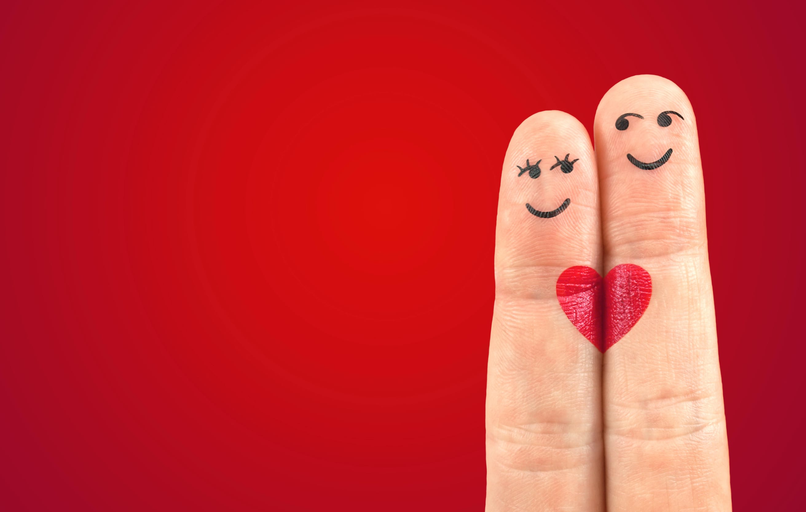 Artistic Love Fingers at 1600 x 900 HD size wallpapers HD quality