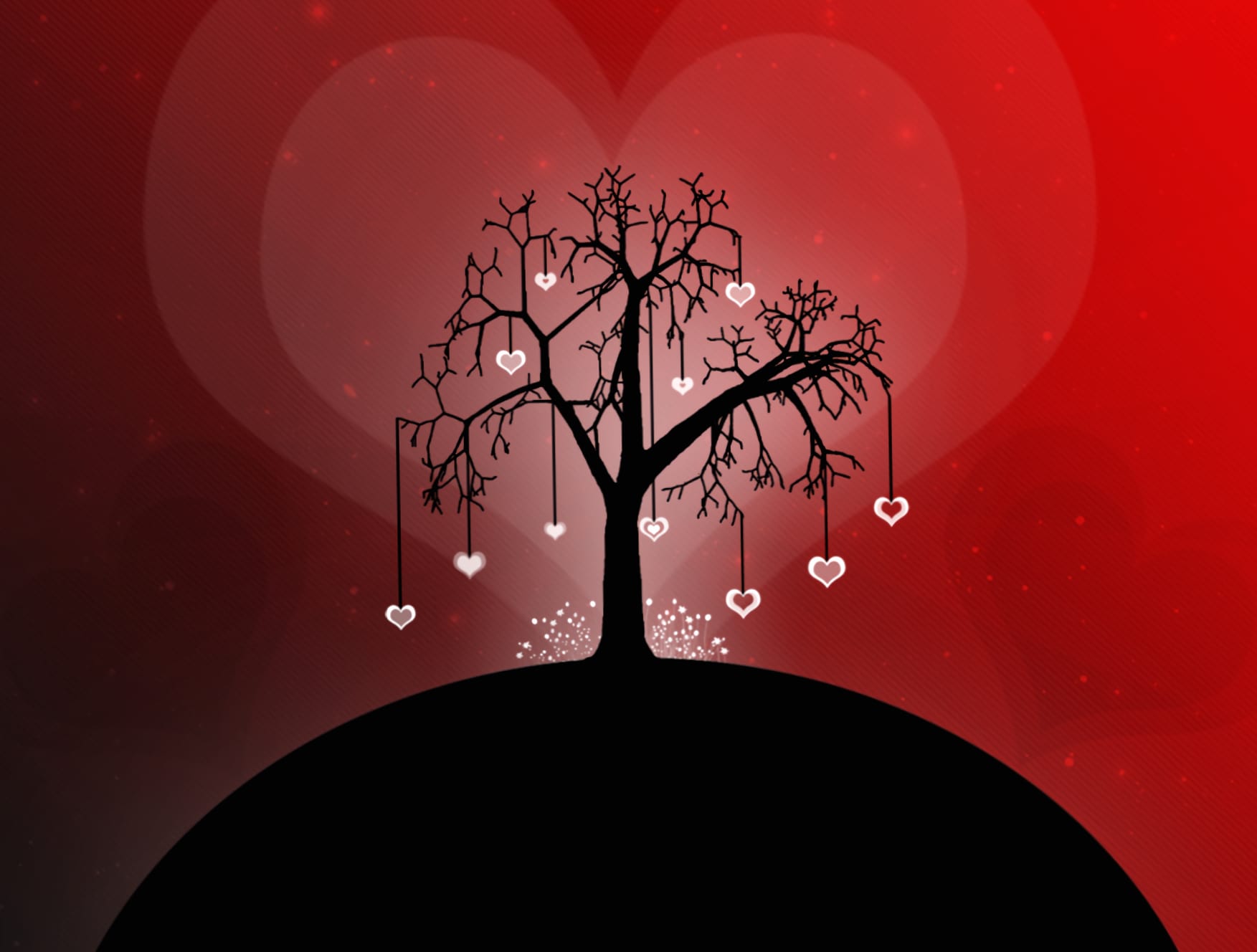 Artistic Love Tree - wallpapers HD quality