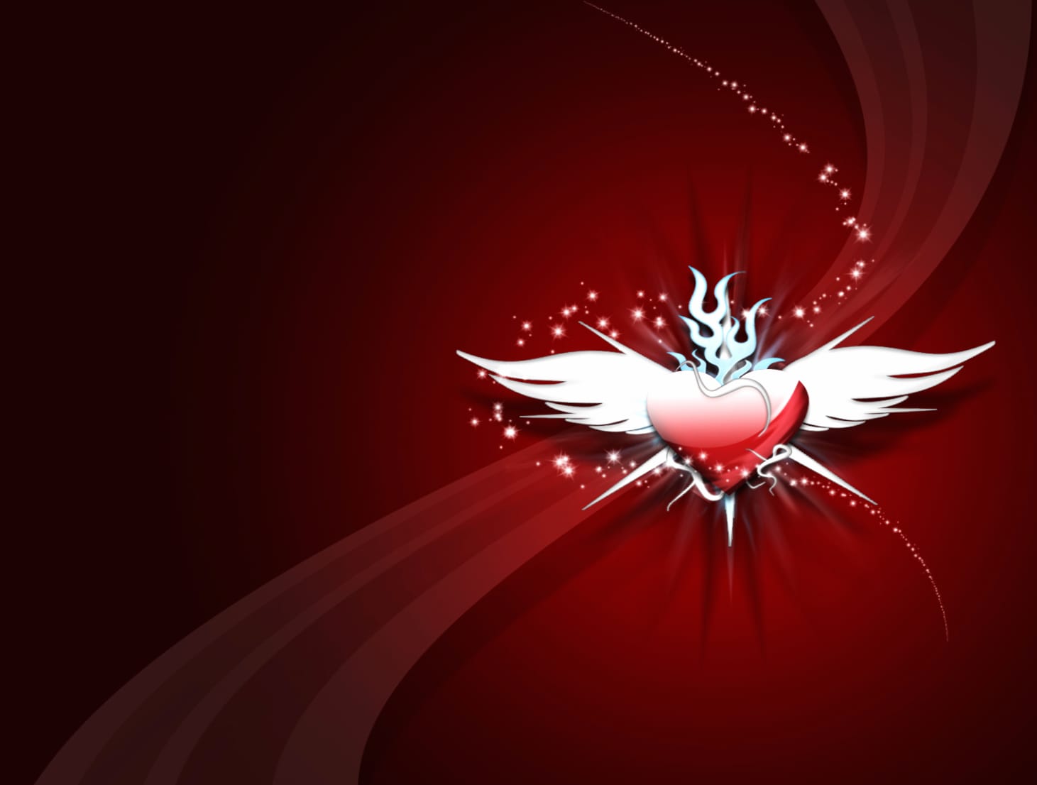 Artistic Love Wings wallpapers HD quality