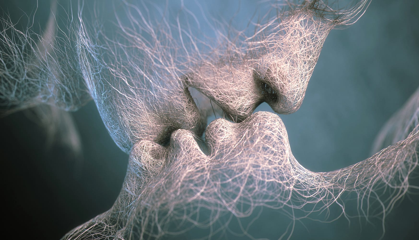 Artistic Romantic Kiss wallpapers HD quality