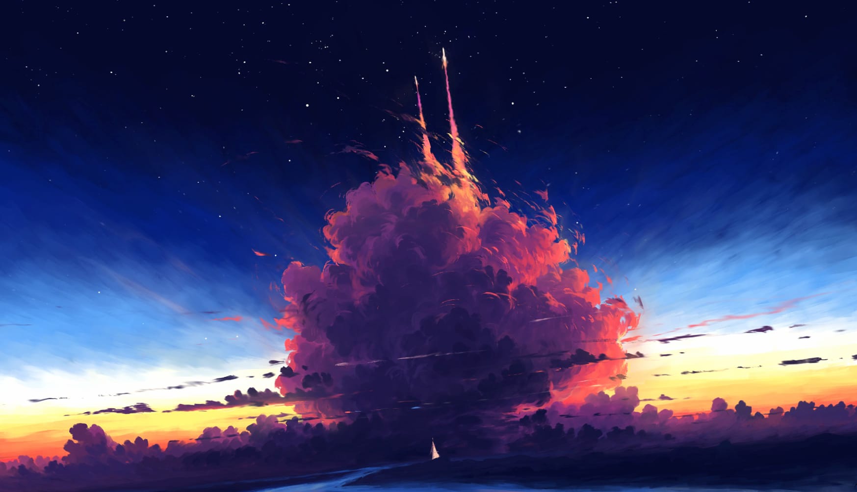 Artistic Skybound Rocket wallpapers HD quality