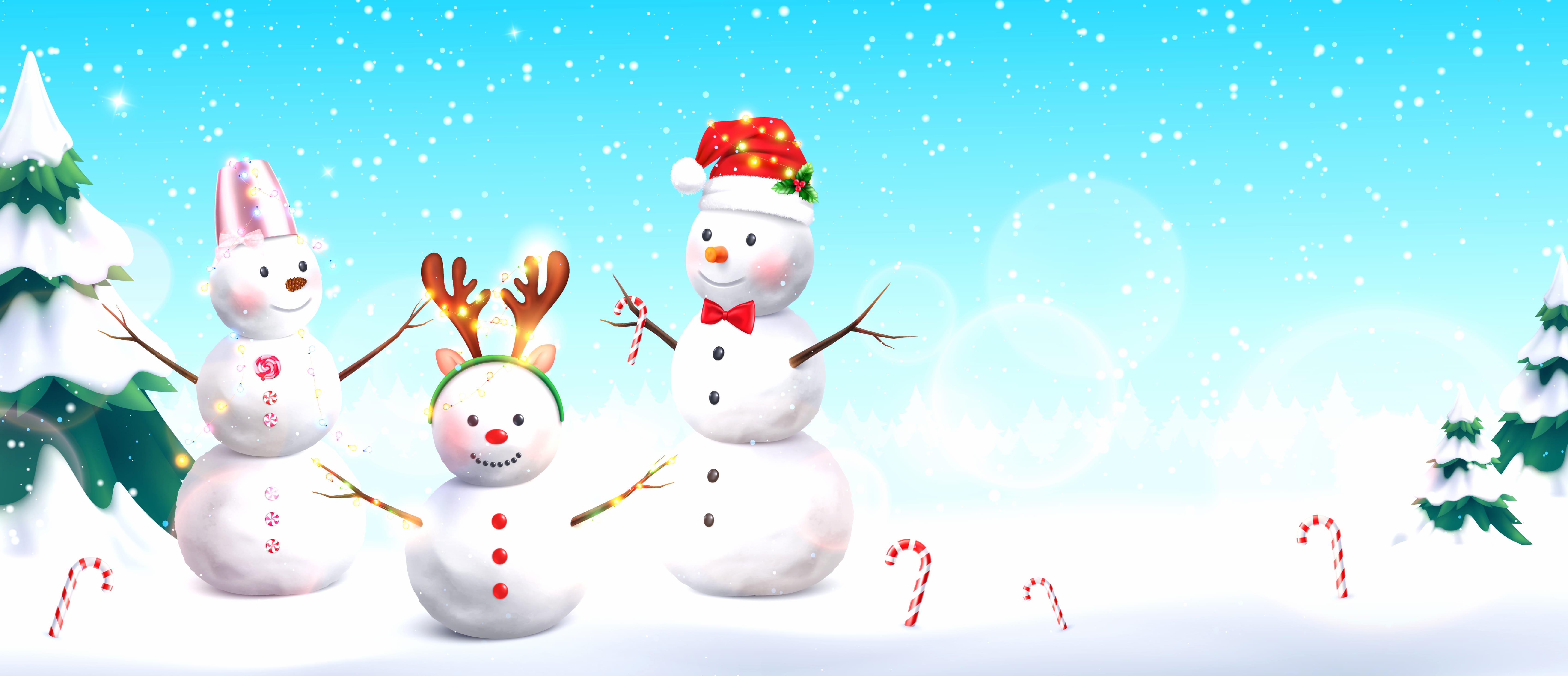 Artistic Snowman wallpapers HD quality