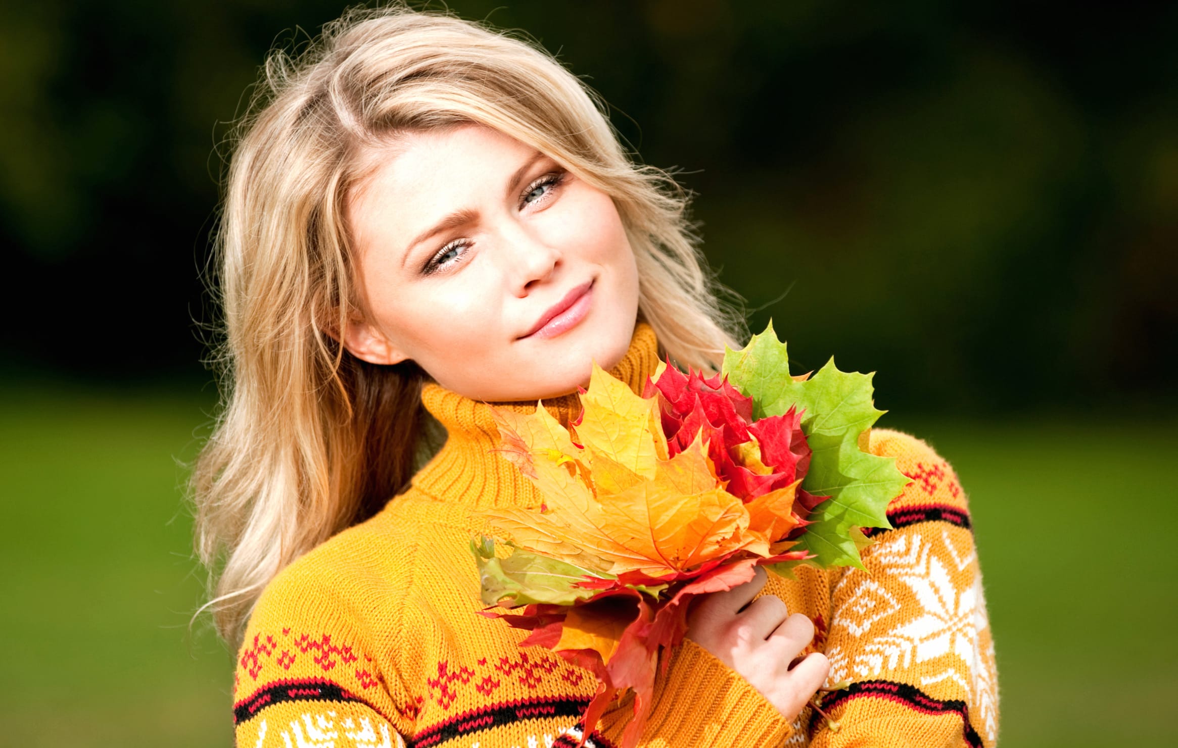 Autumn Elegance - HD Model Wallpaper wallpapers HD quality