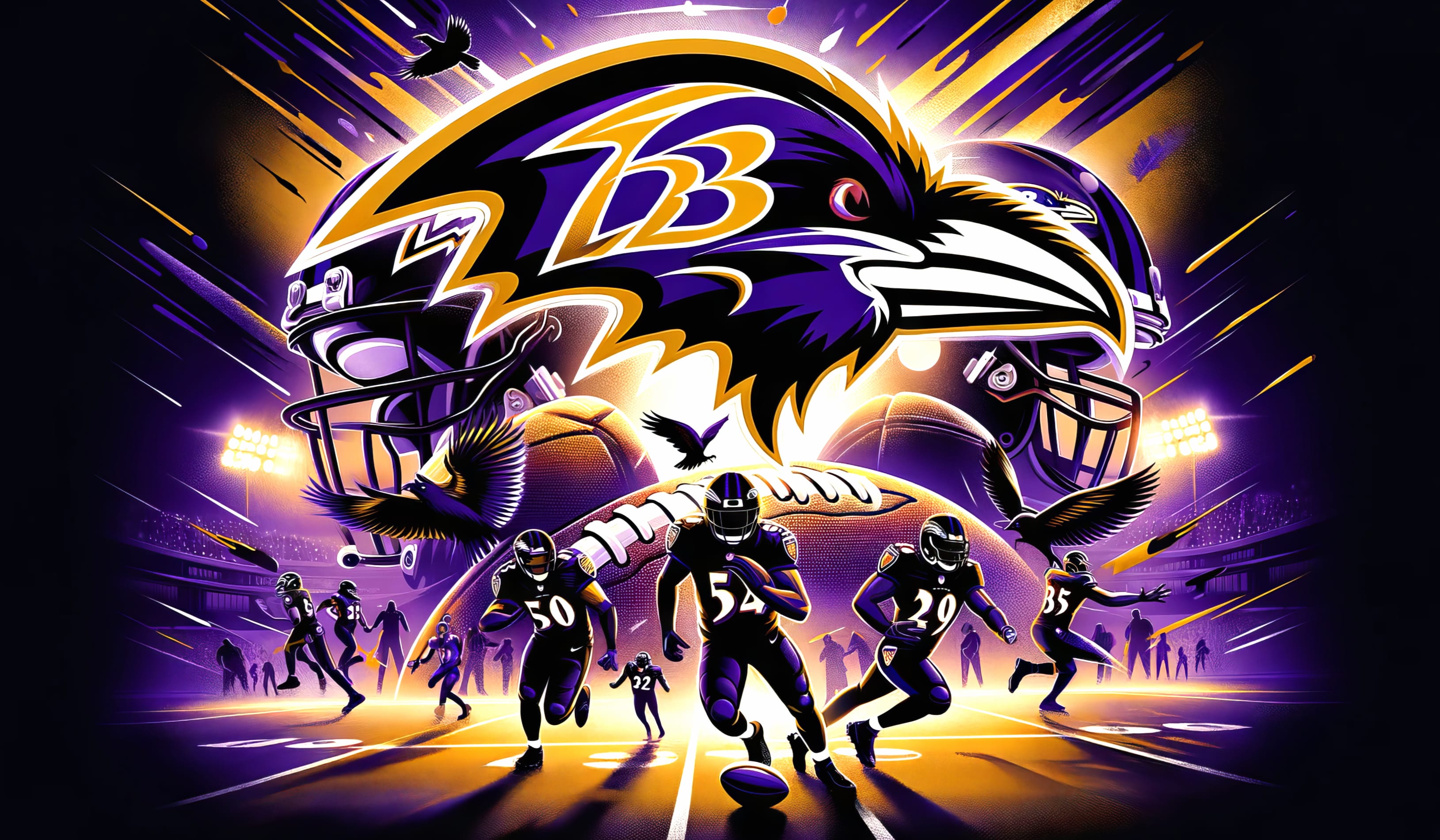 Baltimore Ravens NFL Team Football Wallpaper at 1366 x 768 HD size wallpapers HD quality