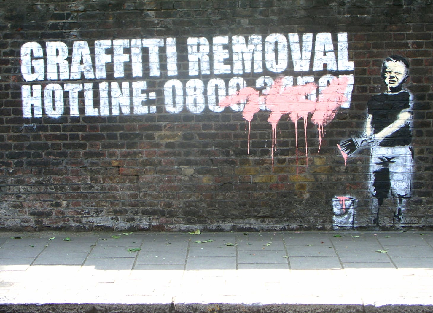 Banksy Graffiti Removal - wallpapers HD quality