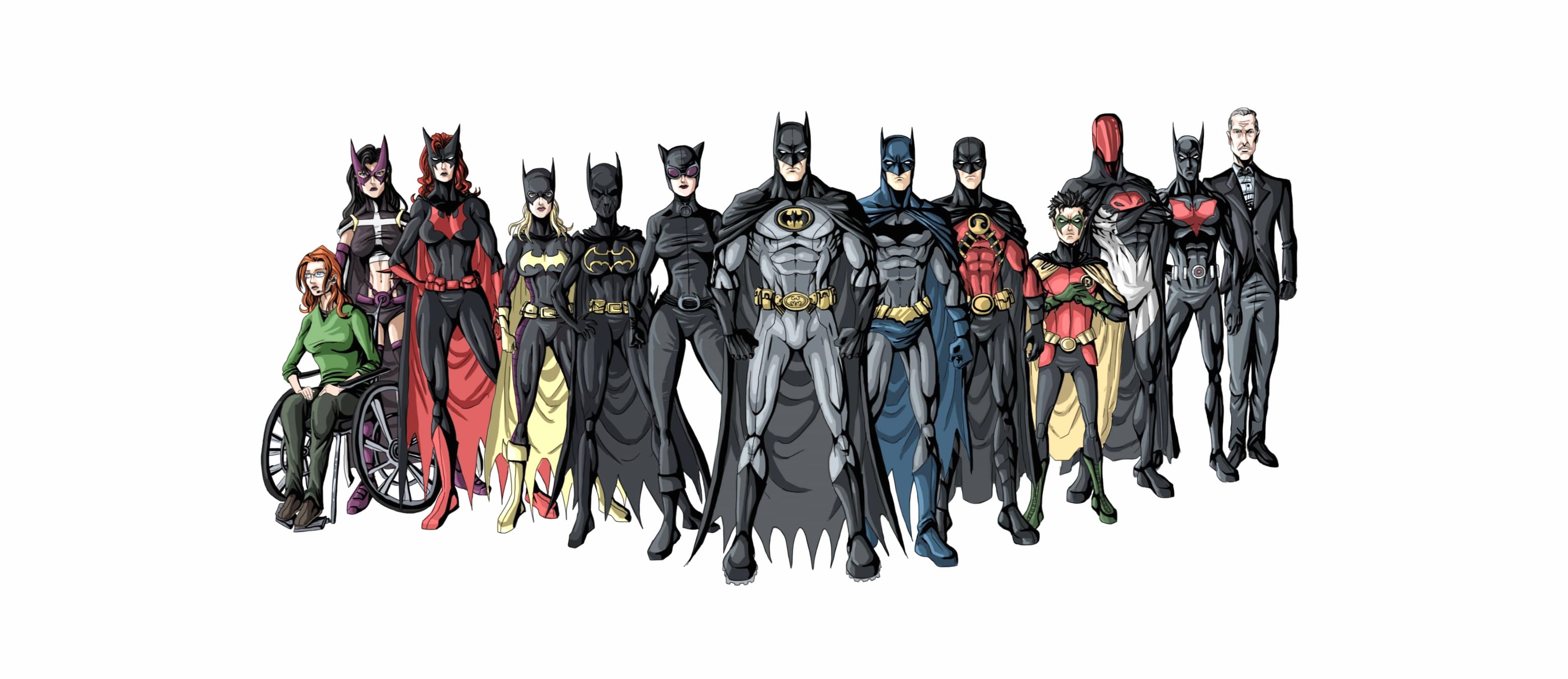 Batman Family A Comic Hero Ensemble wallpapers HD quality