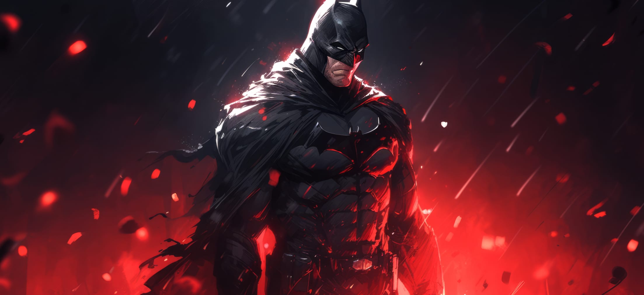 Batman in Red HD Comic Wallpaper wallpapers HD quality