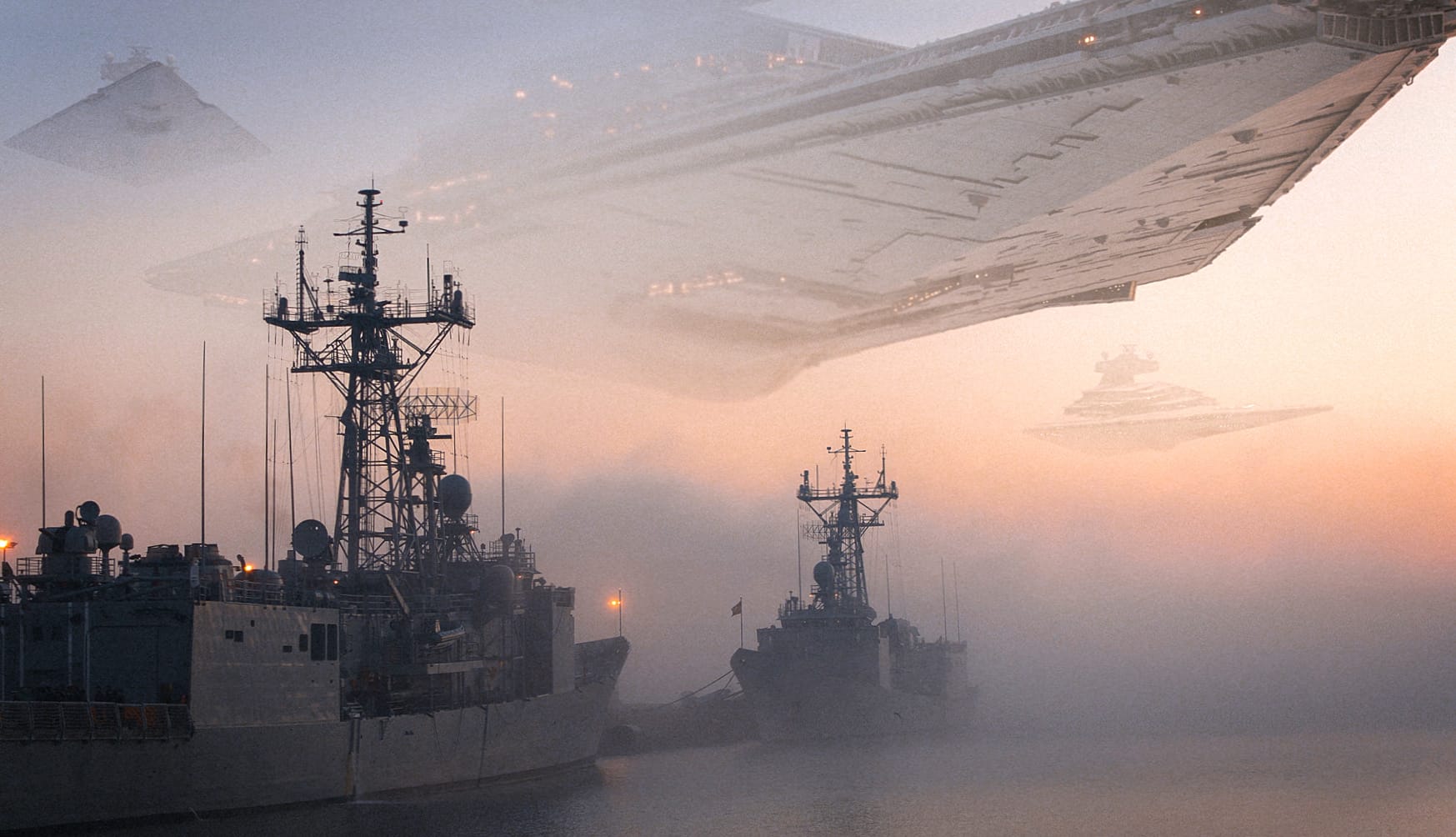 Battleship Star Destroyer Sci Fi Space Invasion wallpapers HD quality