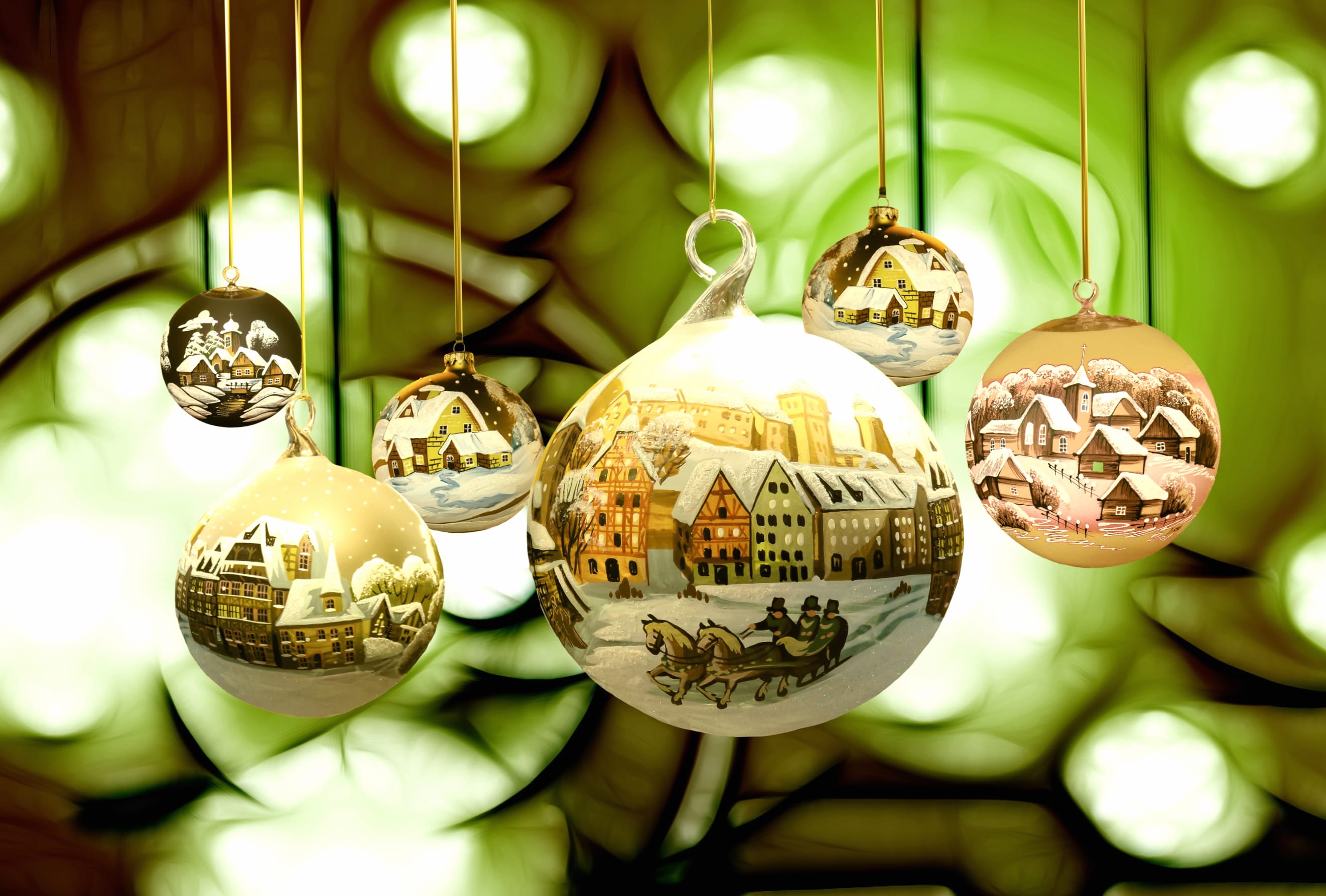 Bauble Christmas Ornaments Holiday Christmas wallpapers HD quality