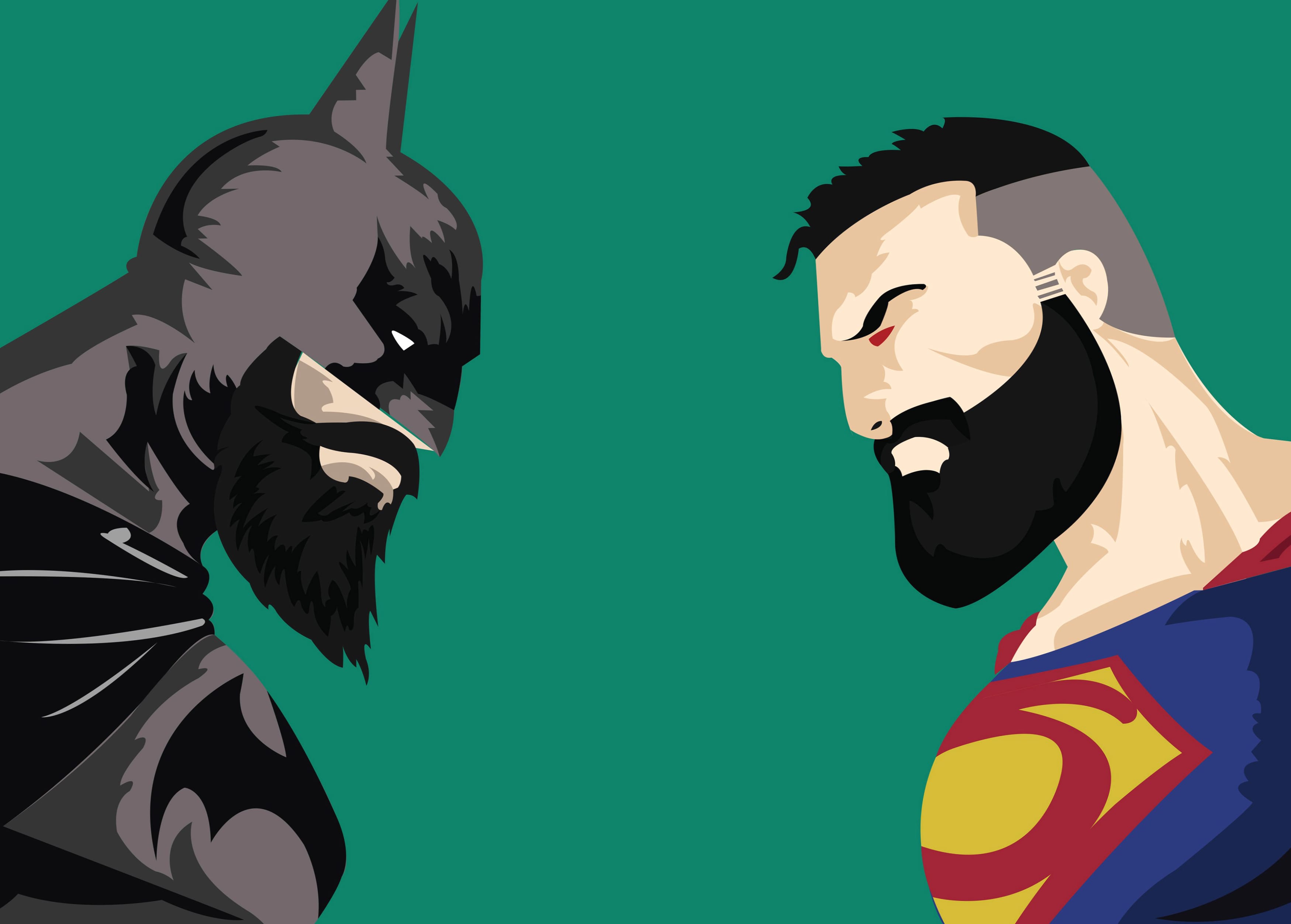 Beard Clash Batman vs Superman wallpapers HD quality