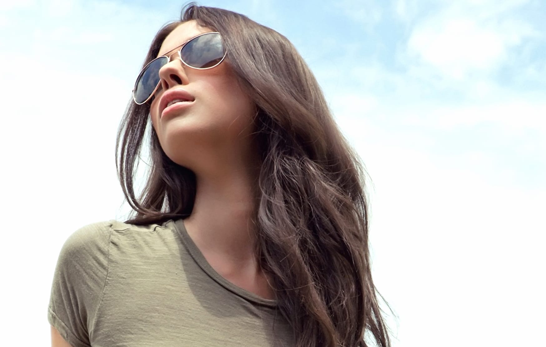 Beautiful Woman in Sunglasses wallpapers HD quality