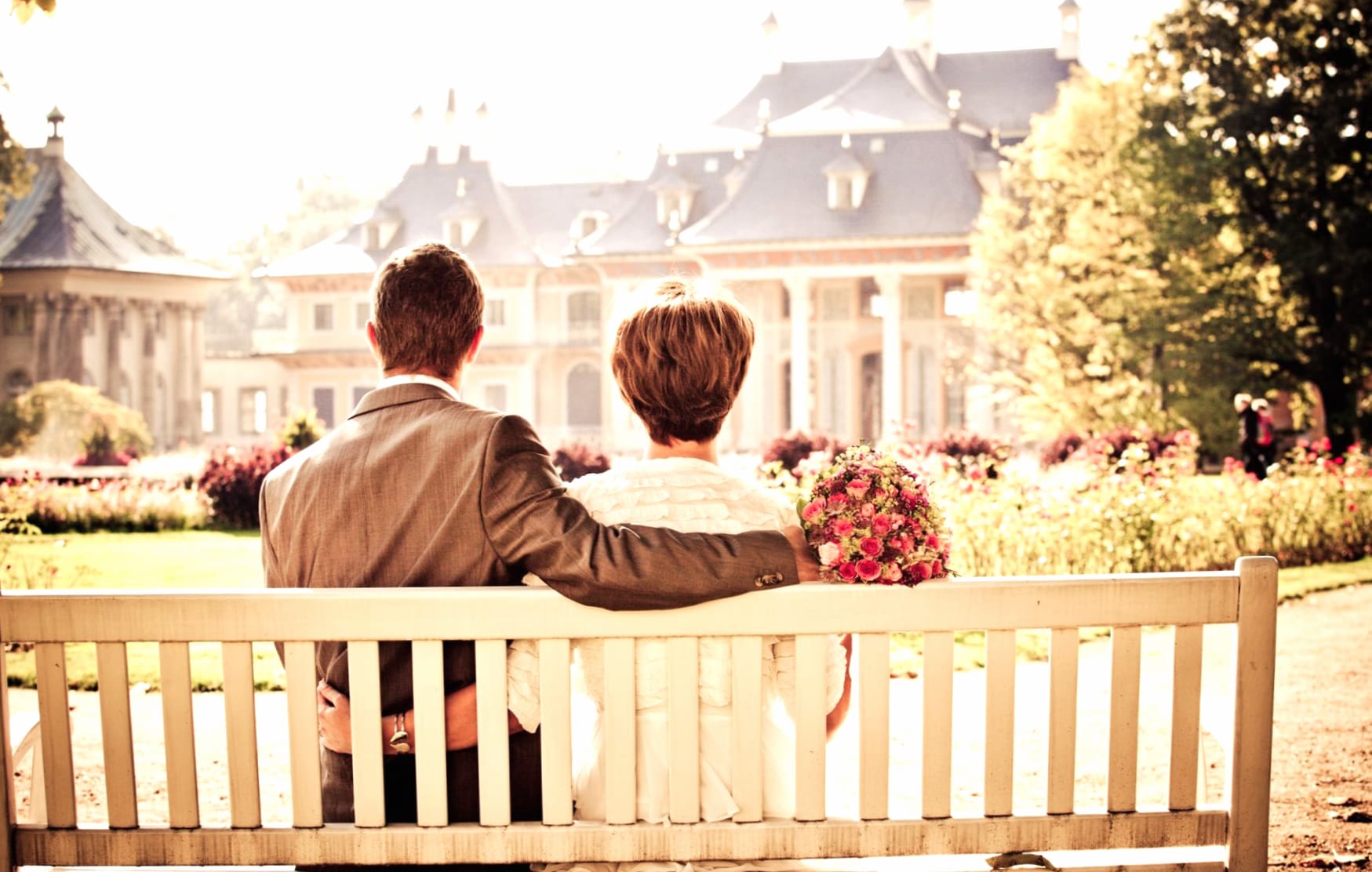 Bench Couple Photography Love at 1920 x 1080 HD size wallpapers HD quality