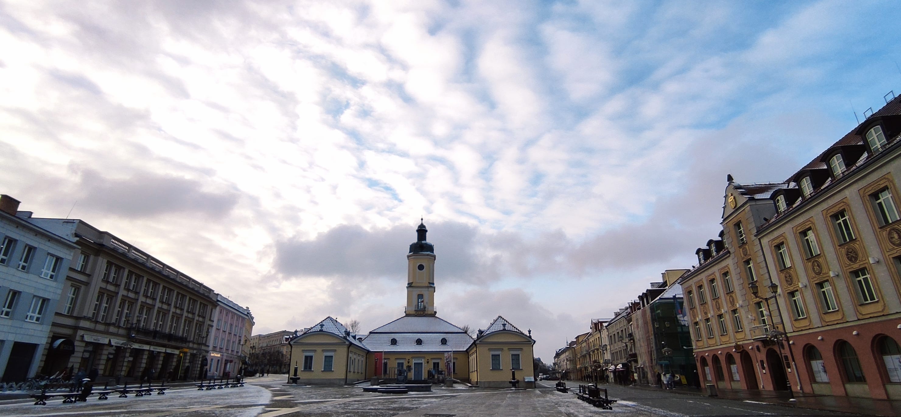 Białystok in winter wallpapers HD quality