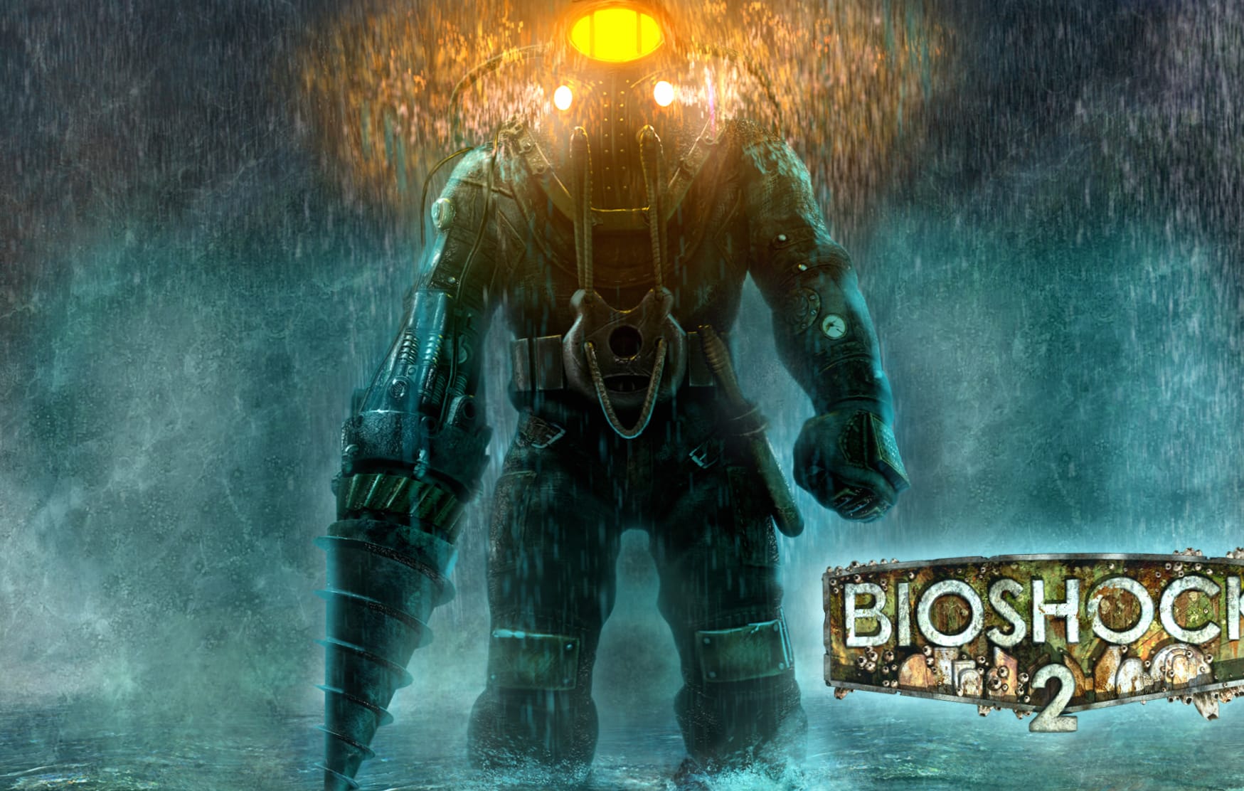 Bioshock 2 Big Daddy Mutant Sci-Fi Fantasy wallpapers HD quality