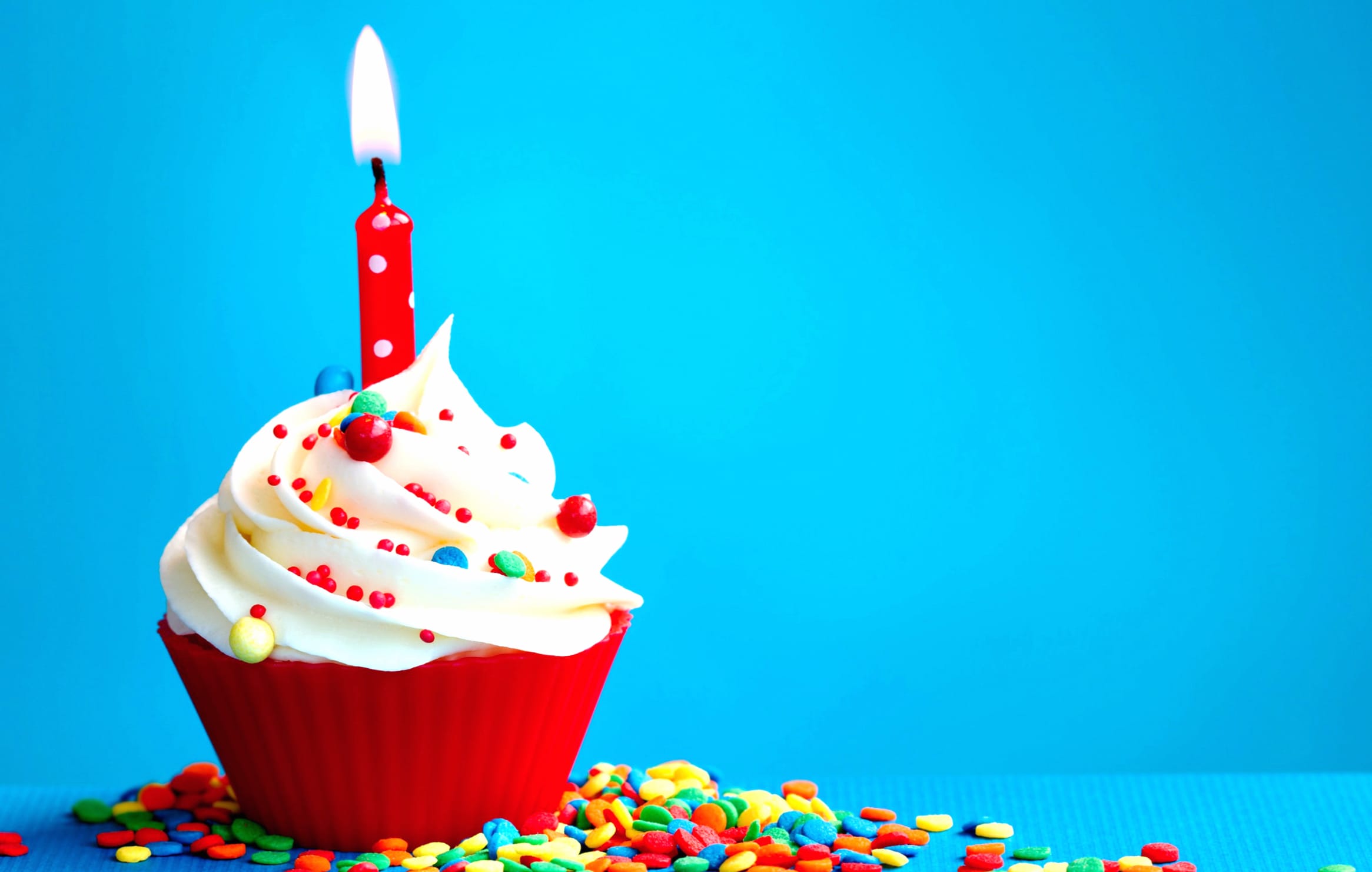 Birthday Candy Cupcake wallpapers HD quality