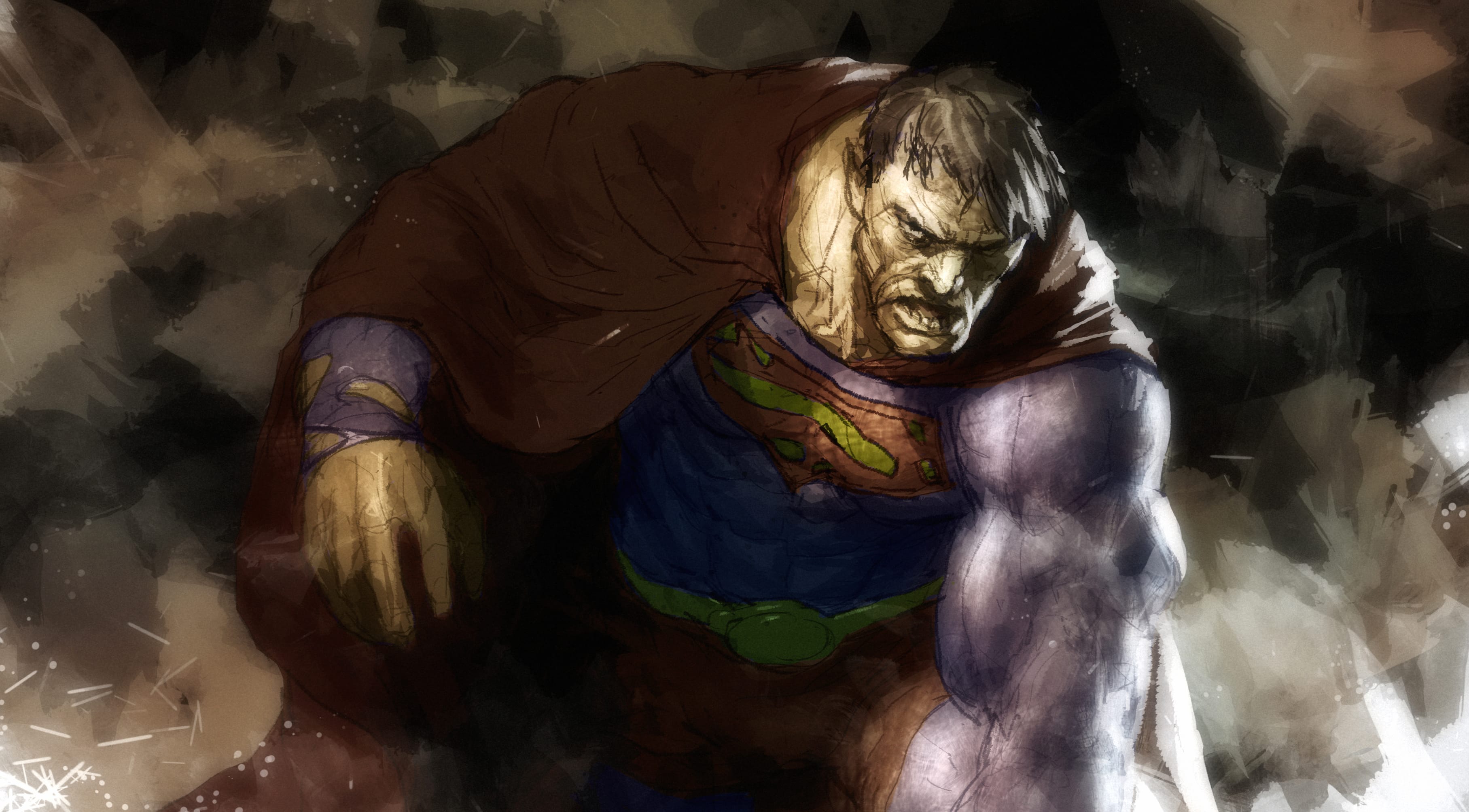 Bizarro Superman Stunning at 1024 x 1024 iPad size wallpapers HD quality