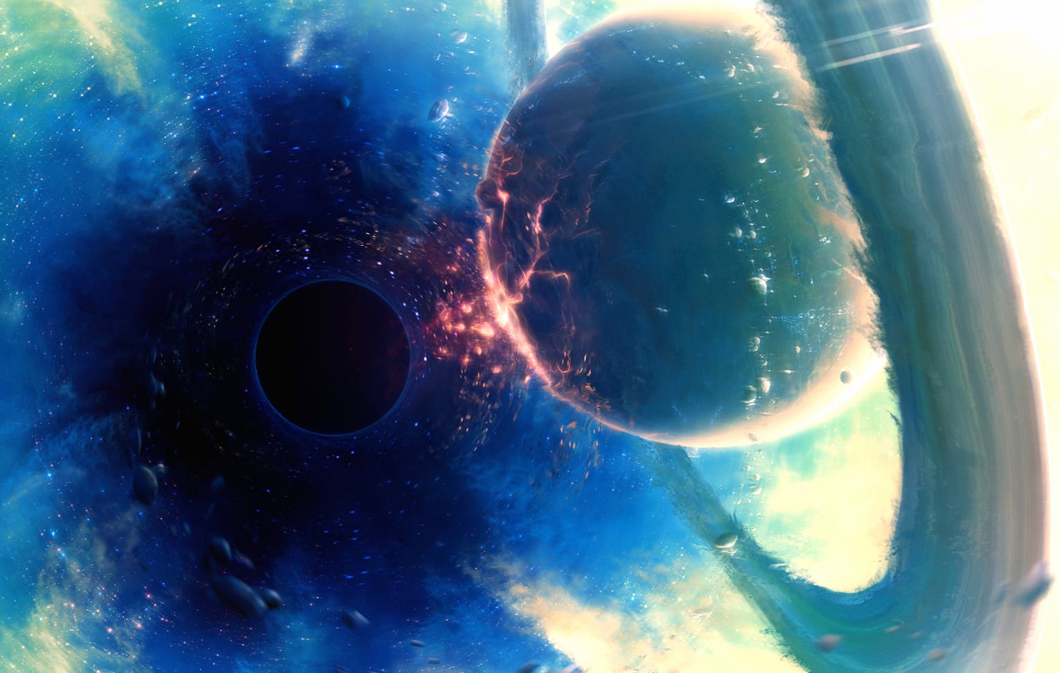 Black Hole Sci-Fi wallpapers HD quality