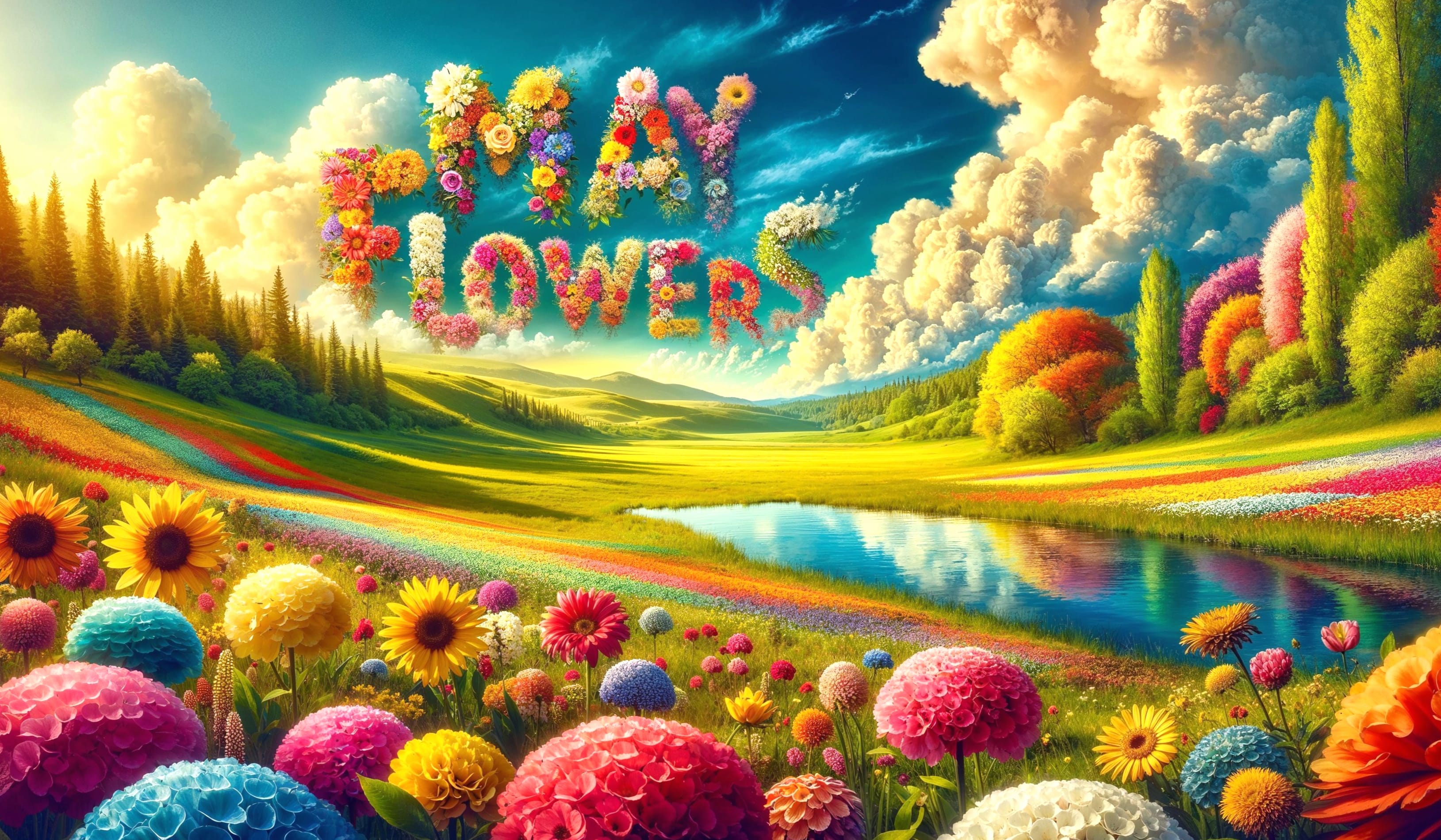 Blooming May Paradise wallpapers HD quality