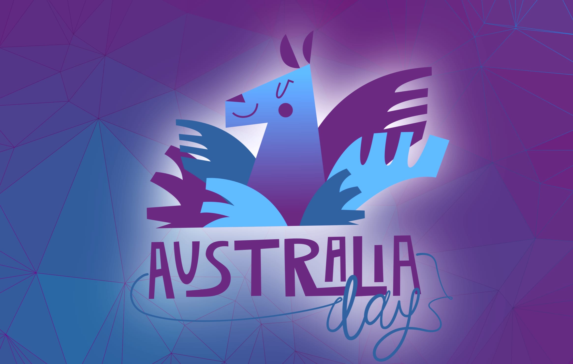 Blue Purple Holiday Australia Day wallpapers HD quality