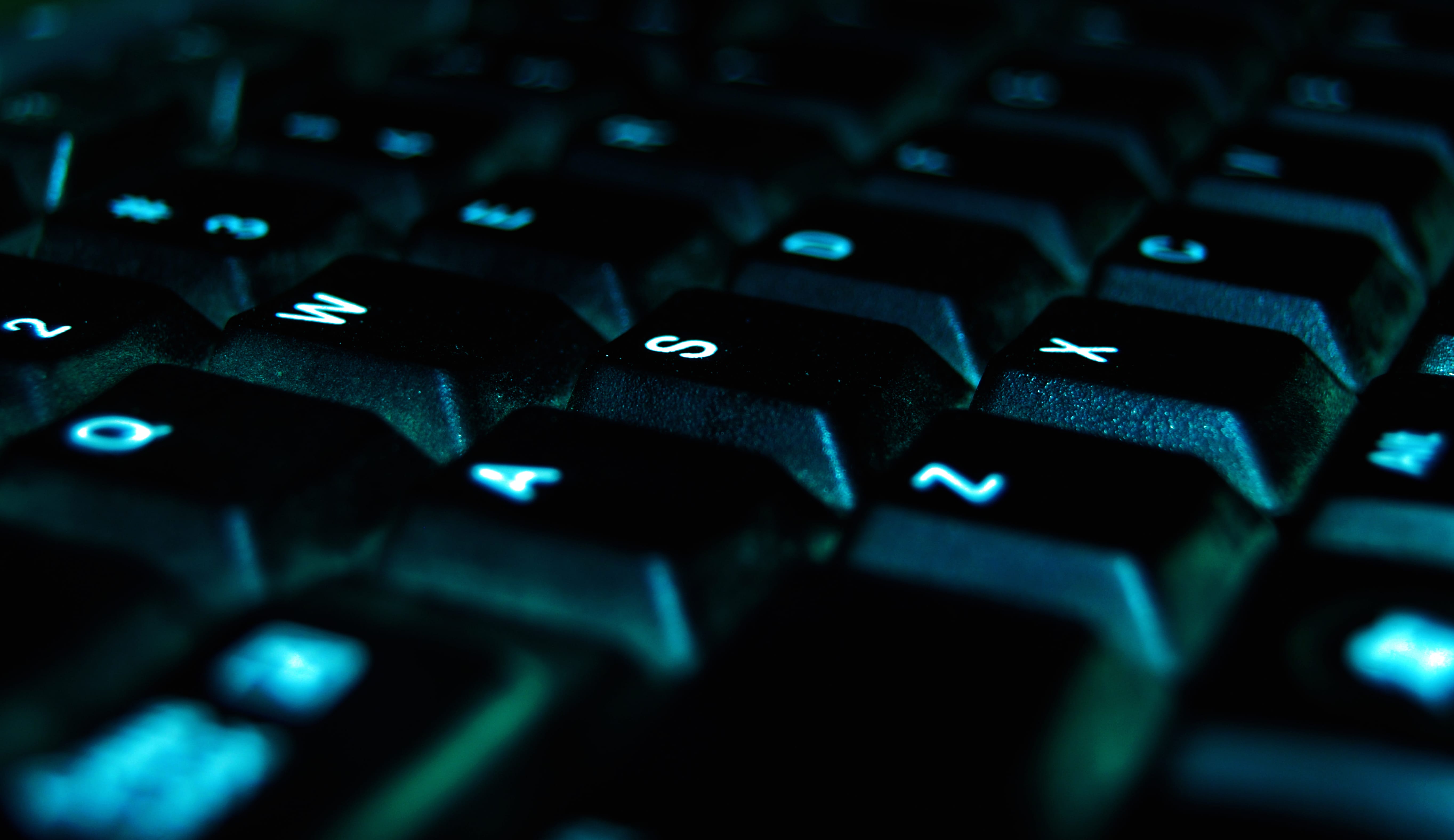 Blue Technology Keyboard wallpapers HD quality