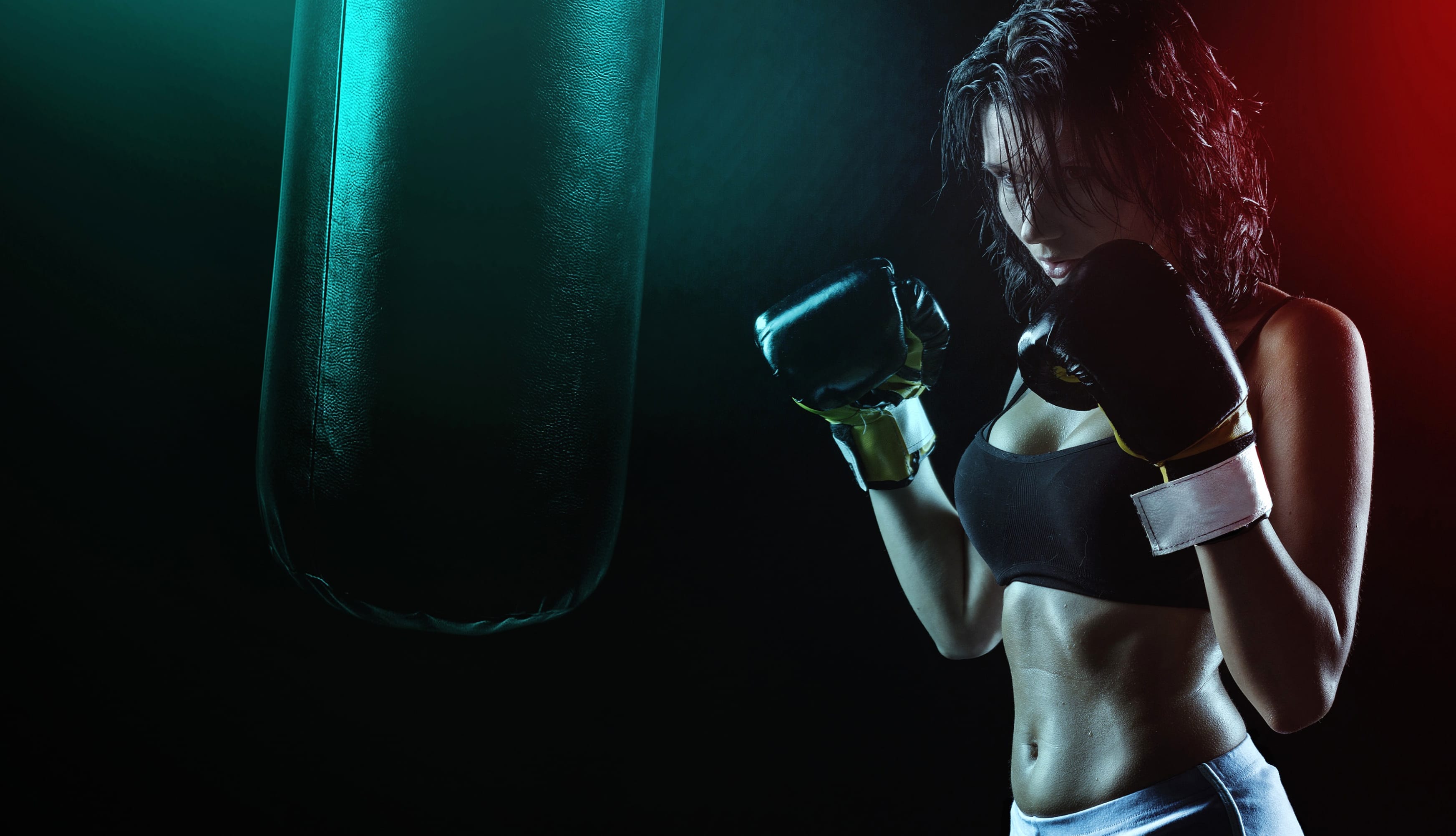 Boxing Woman at 2560 x 1440 HD size wallpapers HD quality