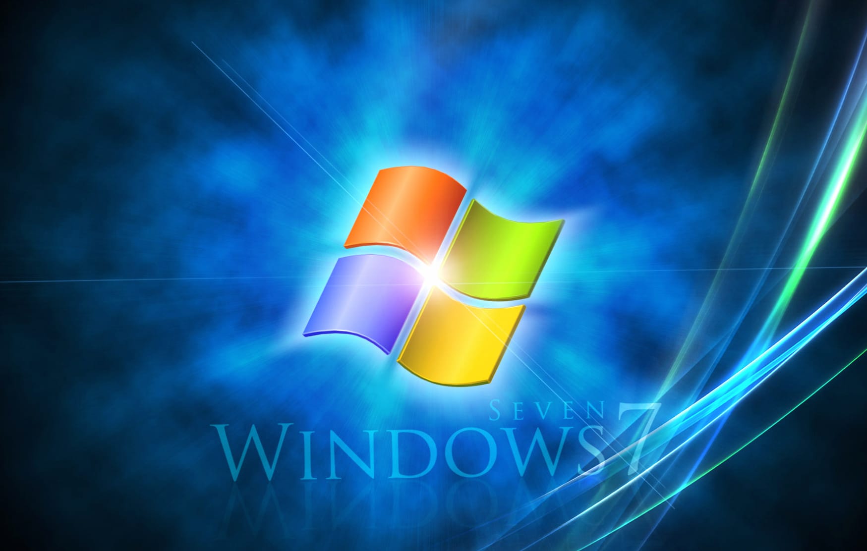 Bright Microsoft Windows 7 Technology Logo wallpapers HD quality