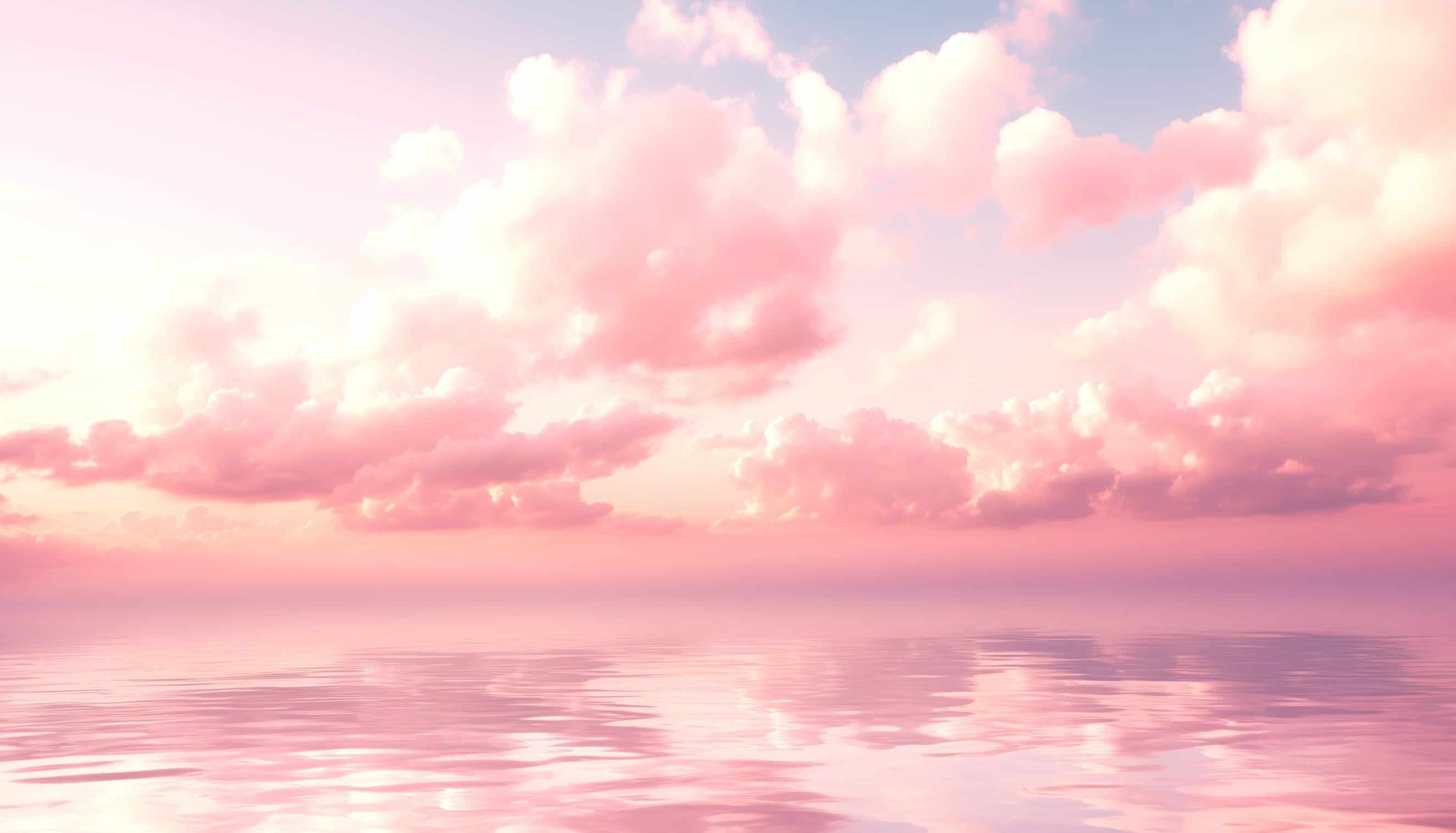 Calm and Beautiful Pink Aesthetic Sky Wallpaper at 1024 x 768 size wallpapers HD quality