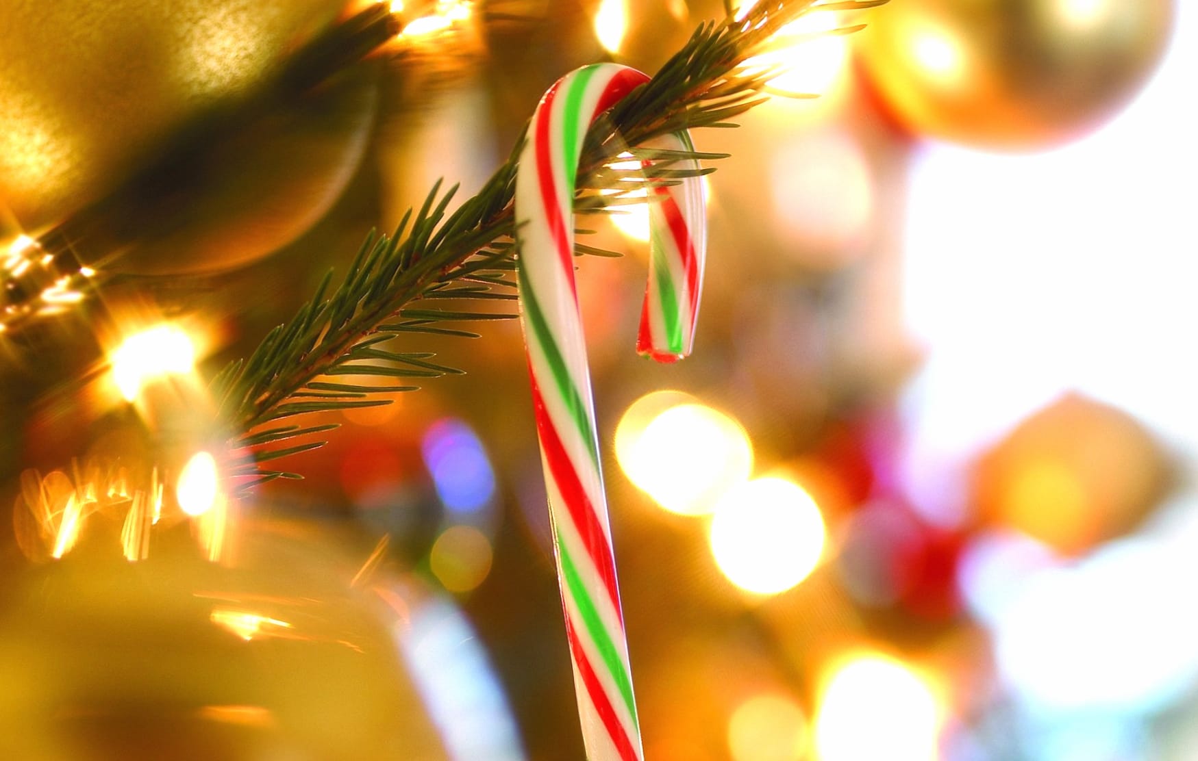 Candy Cane Christmas Ornaments Holiday Christmas wallpapers HD quality