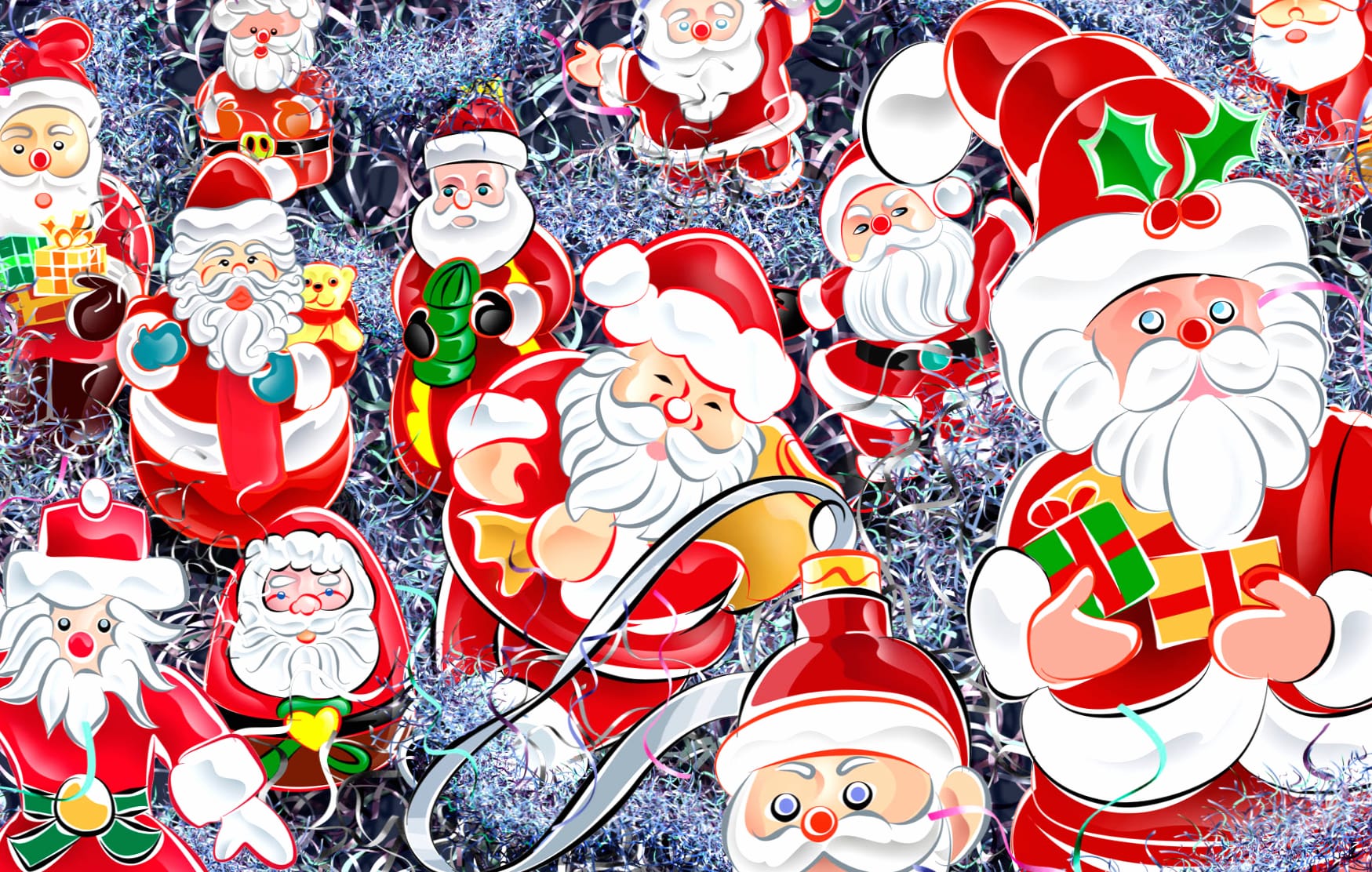 Celebrate Christmas with Santa Festivities wallpapers HD quality