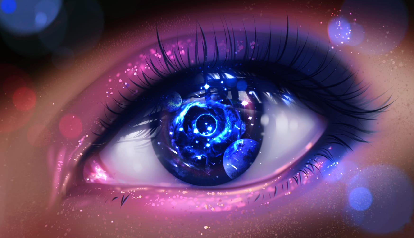 Celestial Gaze at 320 x 480 iPhone size wallpapers HD quality